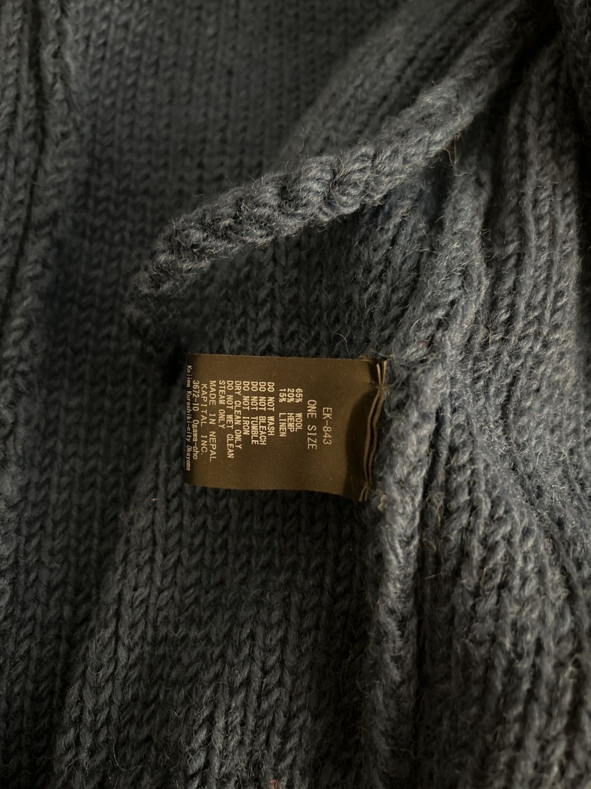 Kapital KAPITAL WOOL HAND KNIT TUGIHAGI KESA CARDIGAN Size US M / EU 48-50 / 2 - 8 Thumbnail