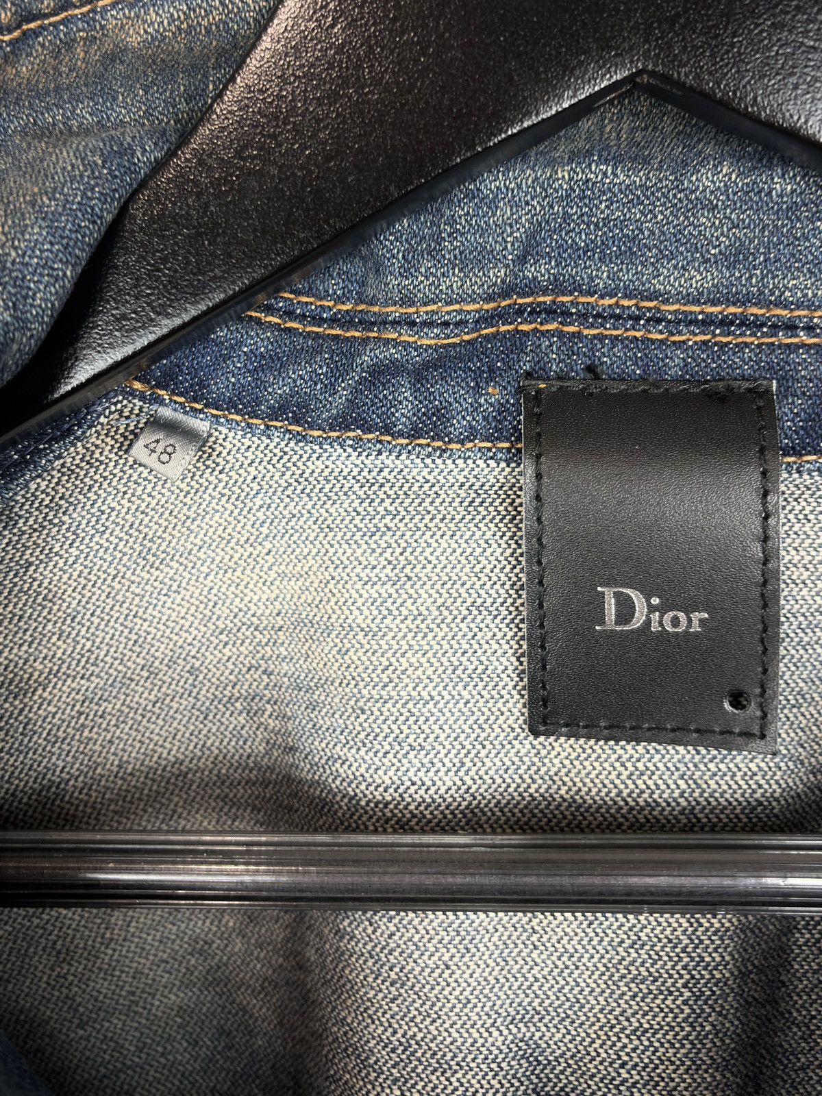 Dior × Hedi Slimane SS05 Dior Homme Beck Rust Orange F2 Military Denim Jacket Size US M / EU 48-50 / 2 - 12 Thumbnail