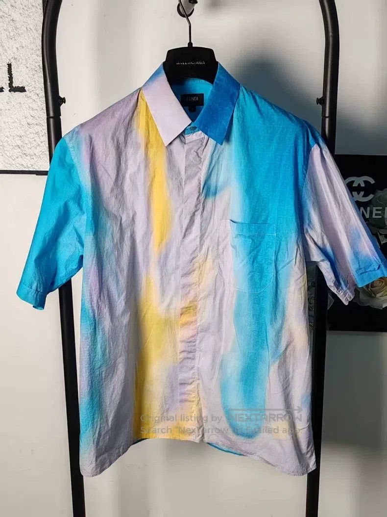 Fendi Fendi size 39 All-over Printed Short Sleeve Size US XXS / EU 40 - 1 Thumbnail