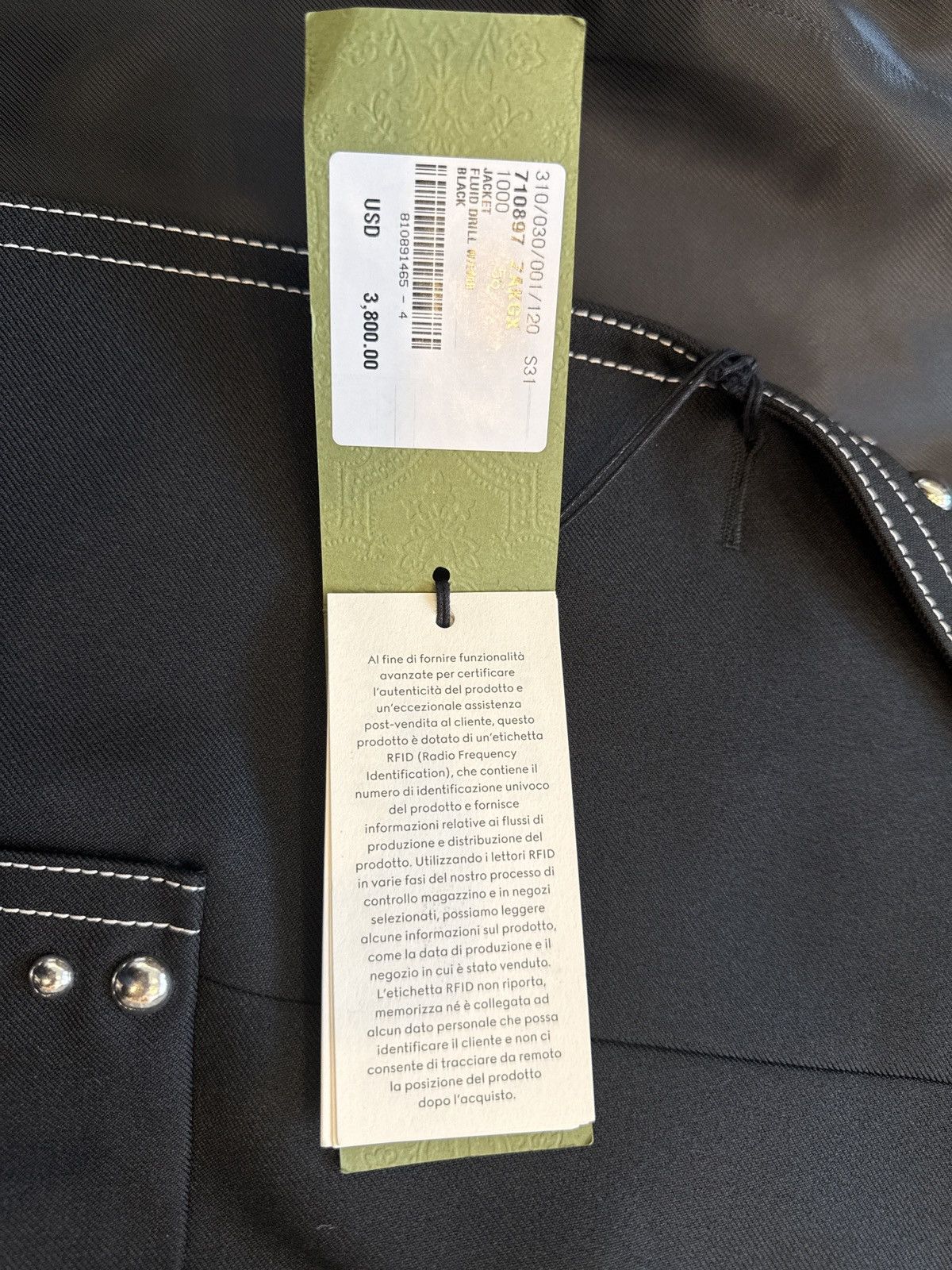 Gucci Gucci blazer studded jacket Size 54R - 8 Thumbnail