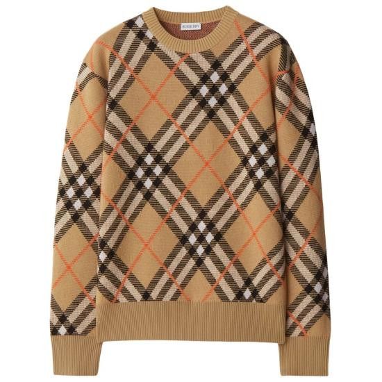 Burberry BURBERRY Men Sweatshirts 8093497 ES24 MW SM B9368 BROWN Size US XL / EU 56 / 4 - 1 Thumbnail