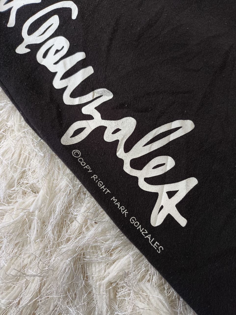 American Apparel MARK GONZALEZ Spellout Big Print Sweatpants Jogger Size US 29 - 5 Thumbnail