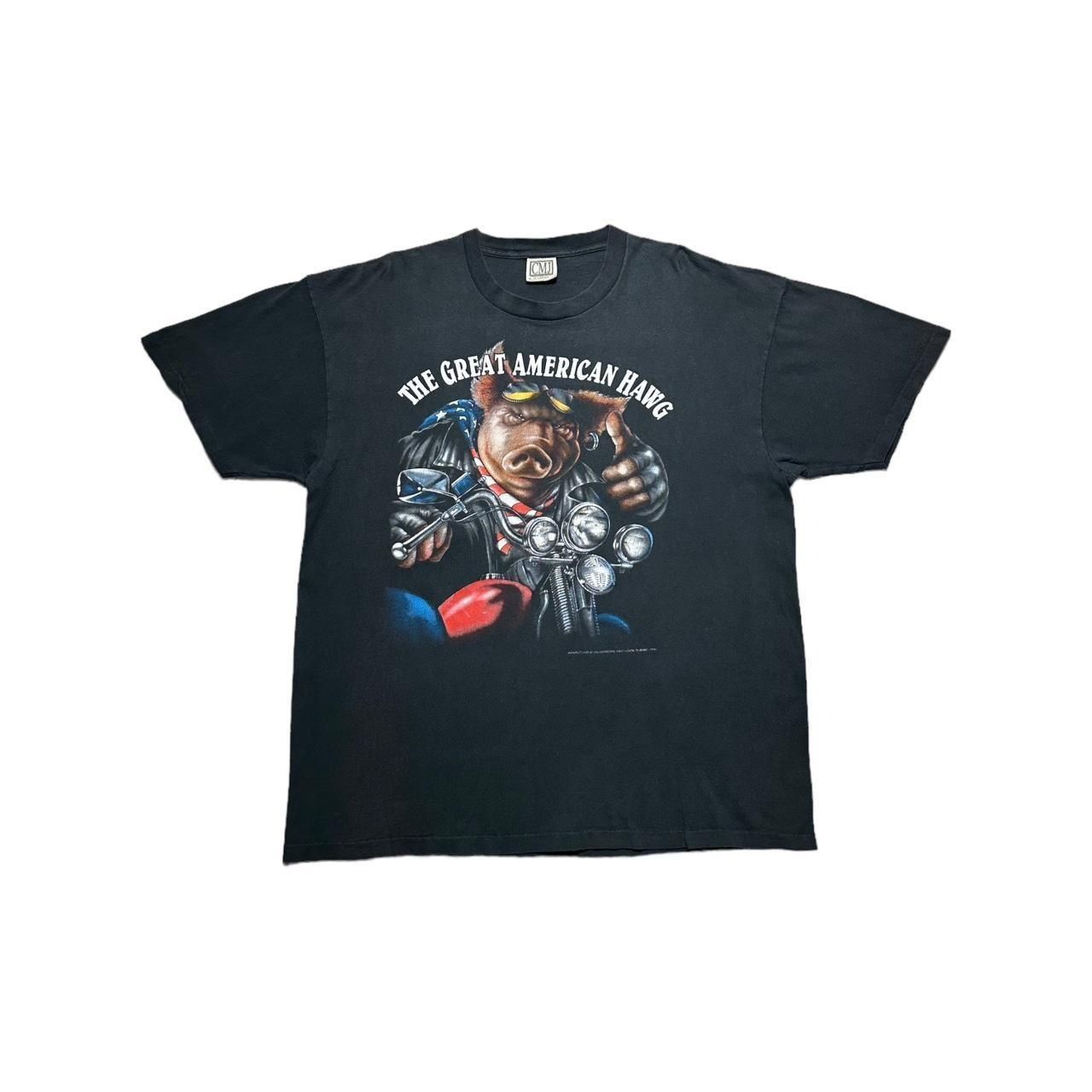 Harley Davidson × Vintage Vintage The Great American Hawg T-Shirt 