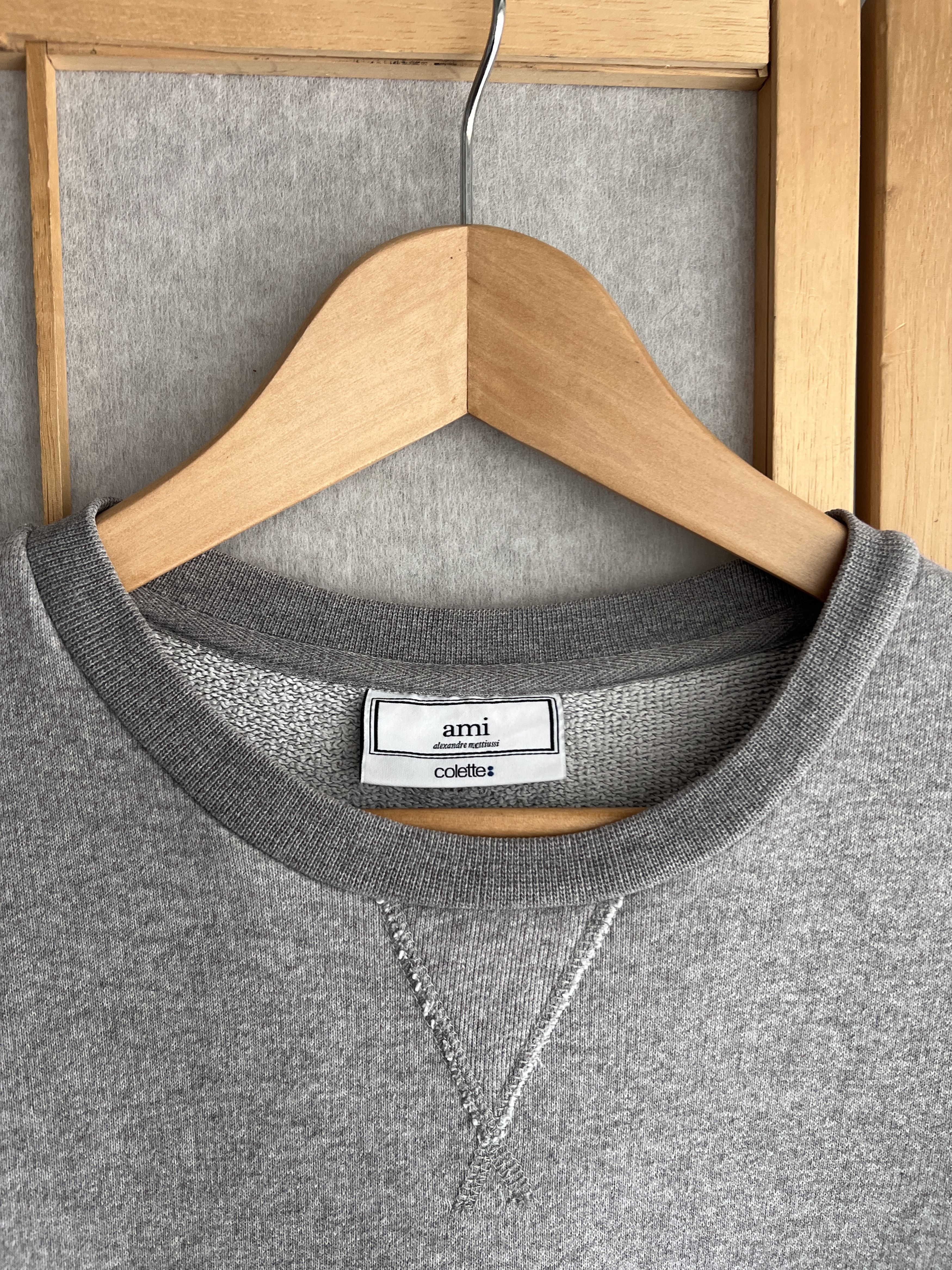AMI Rare AMI x Smiley Happy sweatshirt graphic big face logotype Size US M / EU 48-50 / 2 - 8 Thumbnail