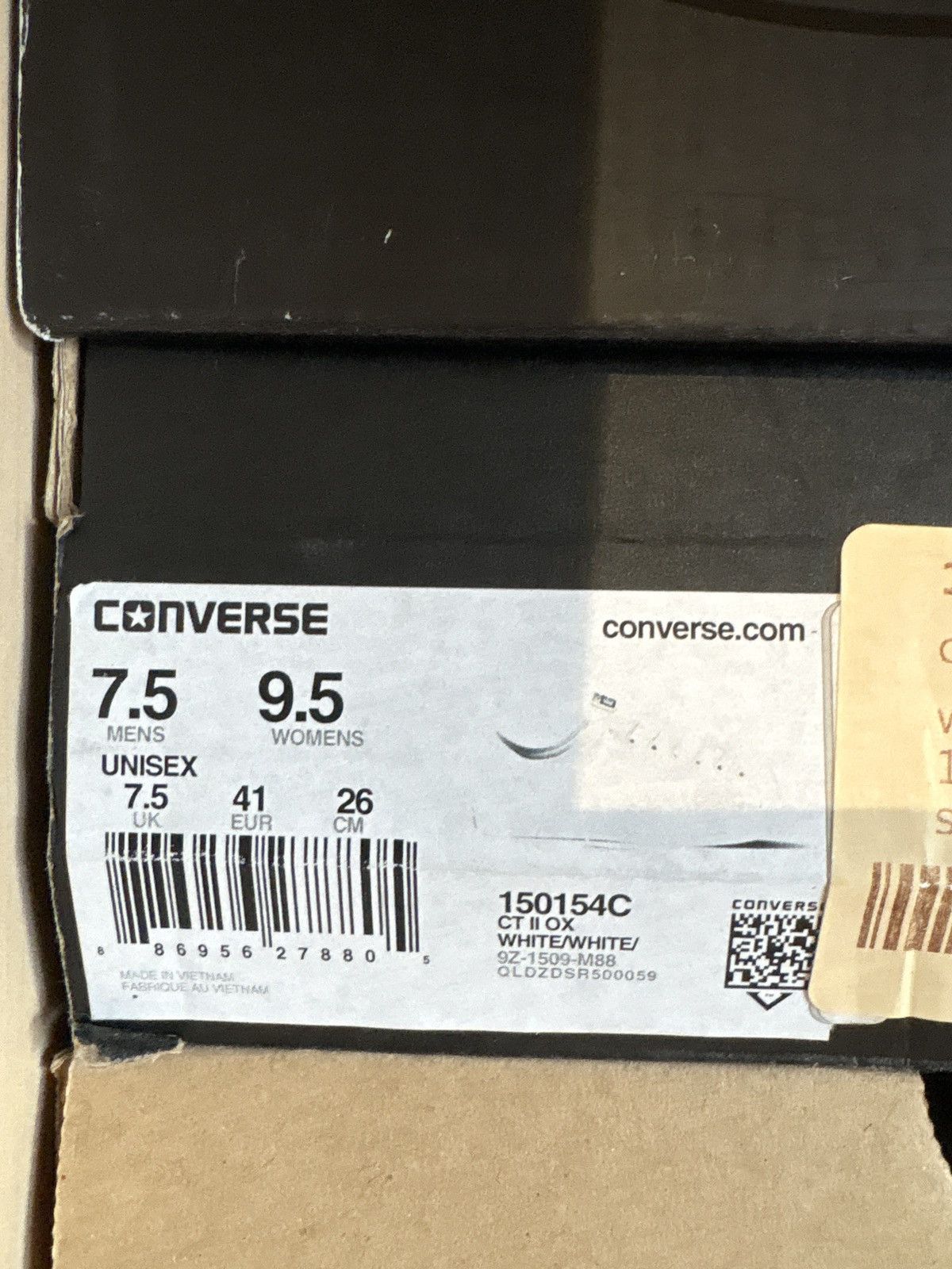 Converse Converse Chuck Taylor II OX White Men’s 7.5 Authentic Size US 7.5 / EU 40-41 - 9 Thumbnail