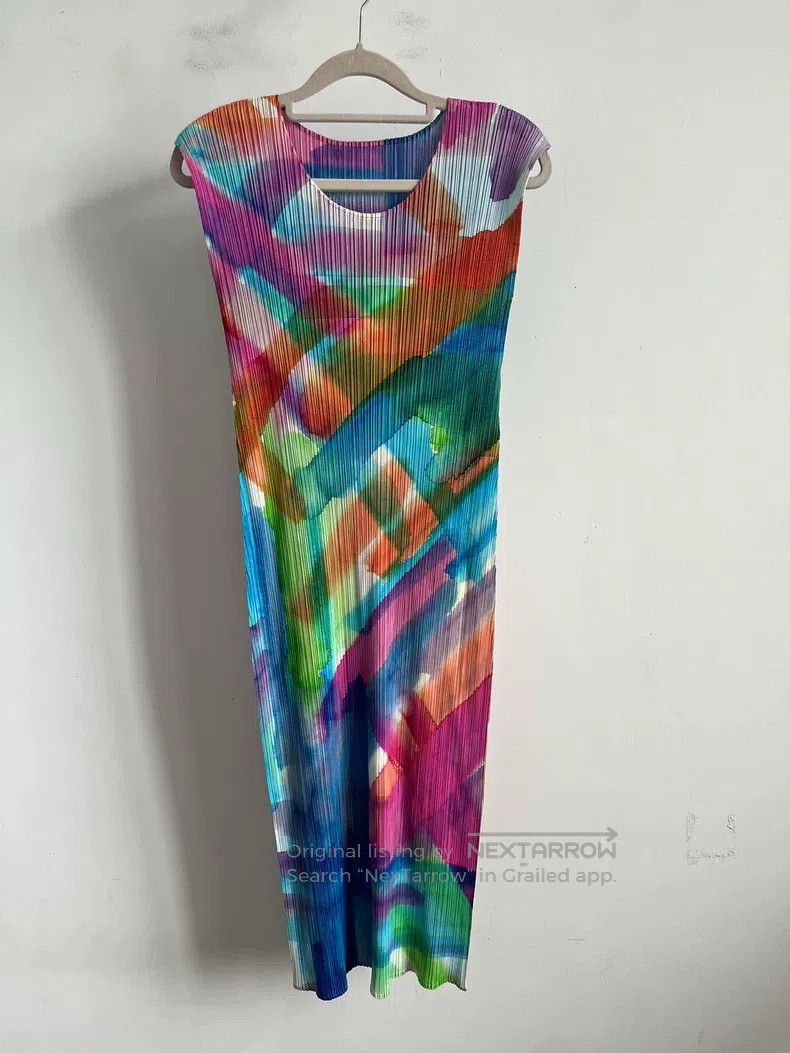 Issey Miyake Issey Miyake Color Block Dress Size M / US 6-8 / IT 42-44 - 1 Thumbnail