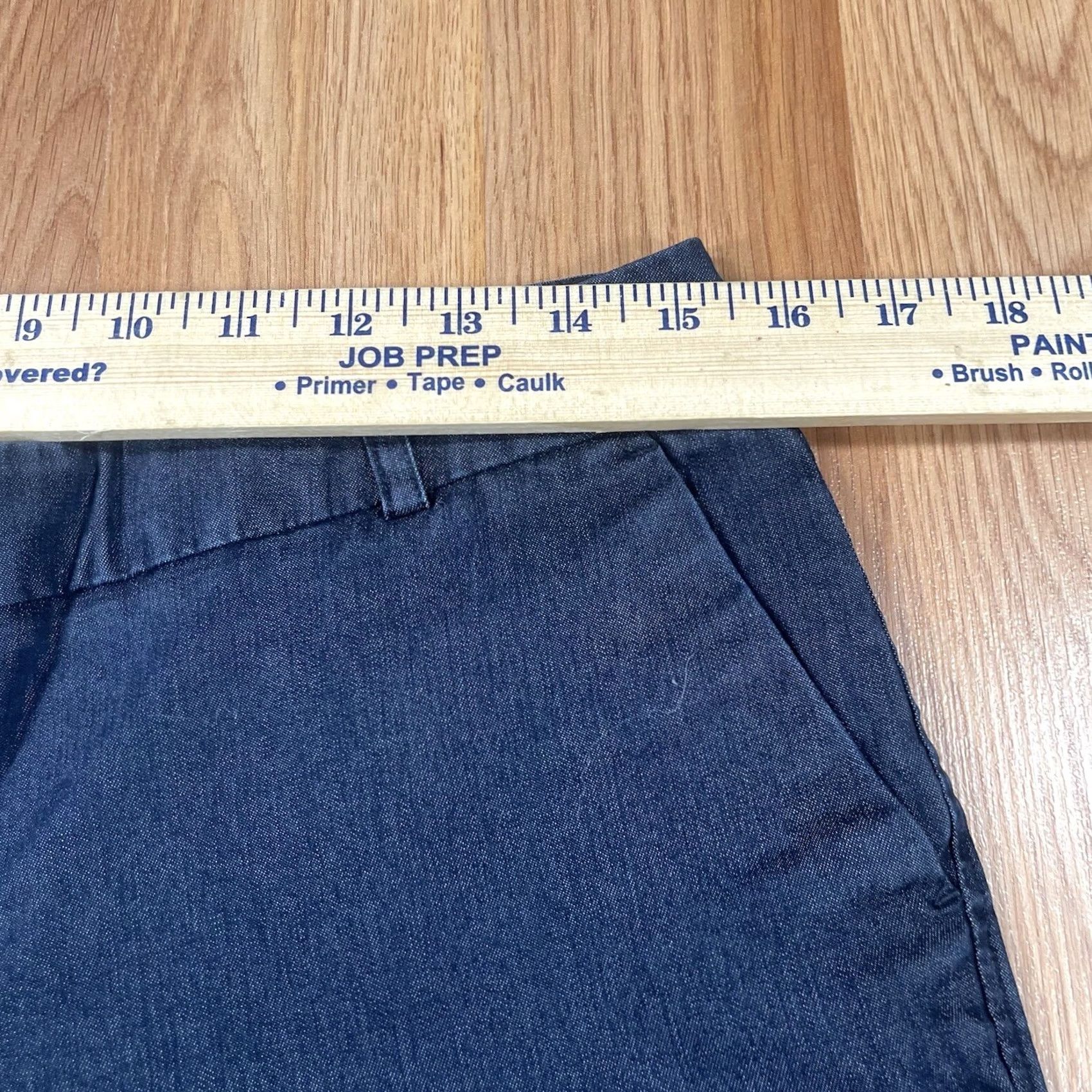 Vintage VINTAGE New York & Company Jeans Womens 4 Flare Leg Mid Rise Stretch Blue Denim Pants Jeans Size 27" / US 4 / IT 40 - 4 Thumbnail