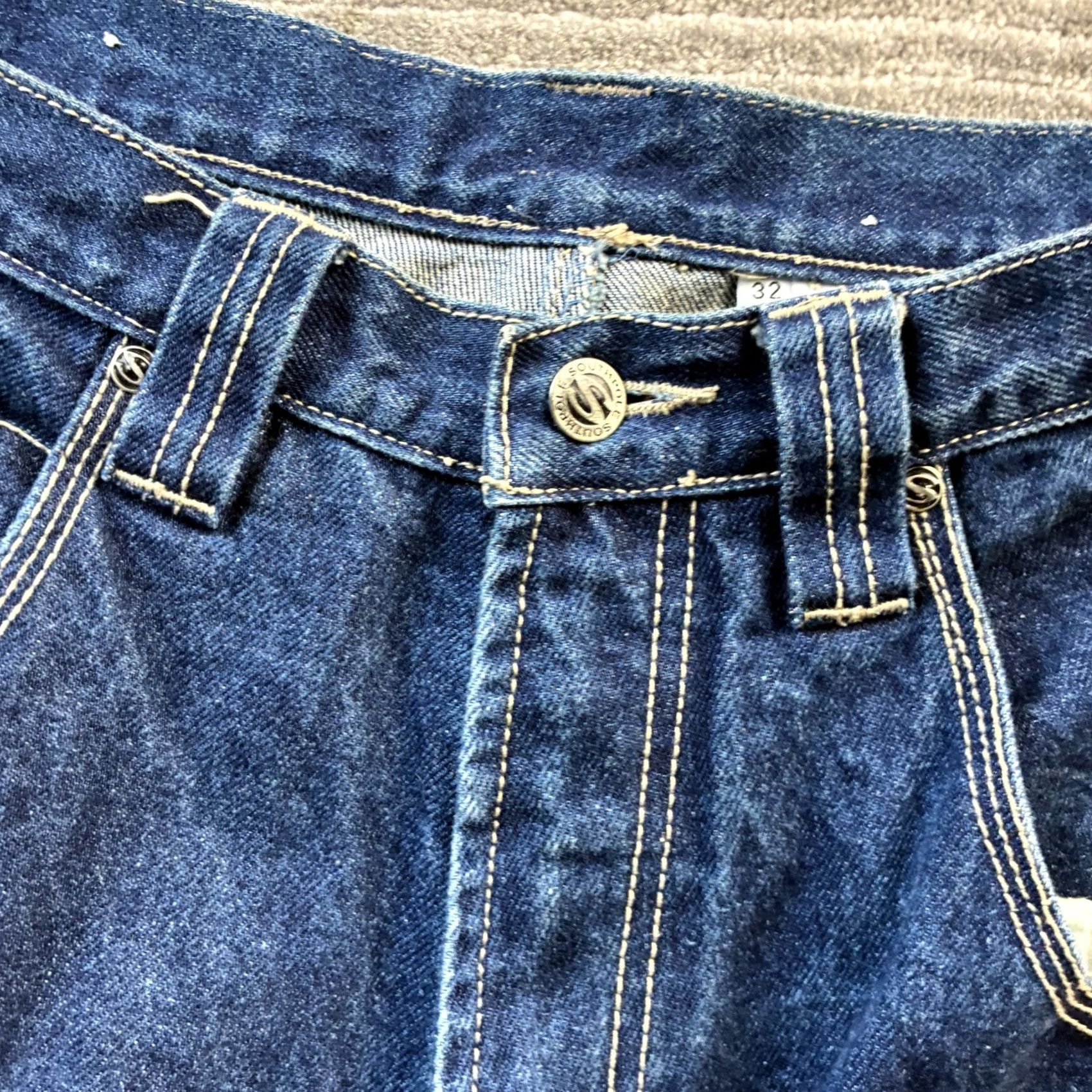 Southpole Vintage Southpole Jeans Men 32 Blue Denim Pants Y2K Baggy Sportswear Utility Size US 32 / EU 48 - 7 Thumbnail