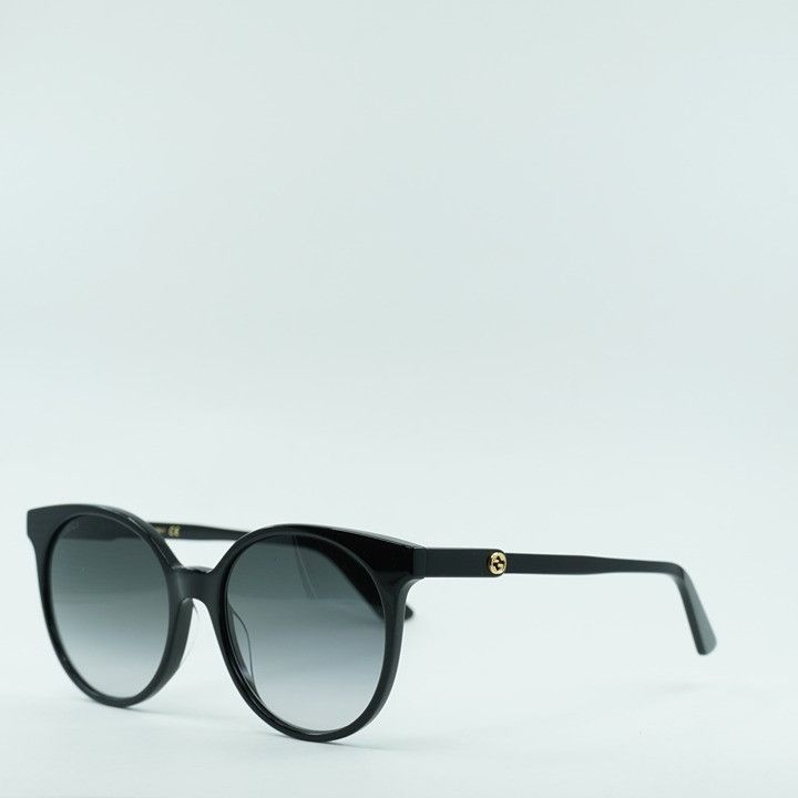 Gucci Gucci GG0488S 001 Sunglasses Black Round Frame, Grey Size ONE SIZE - 1 Thumbnail