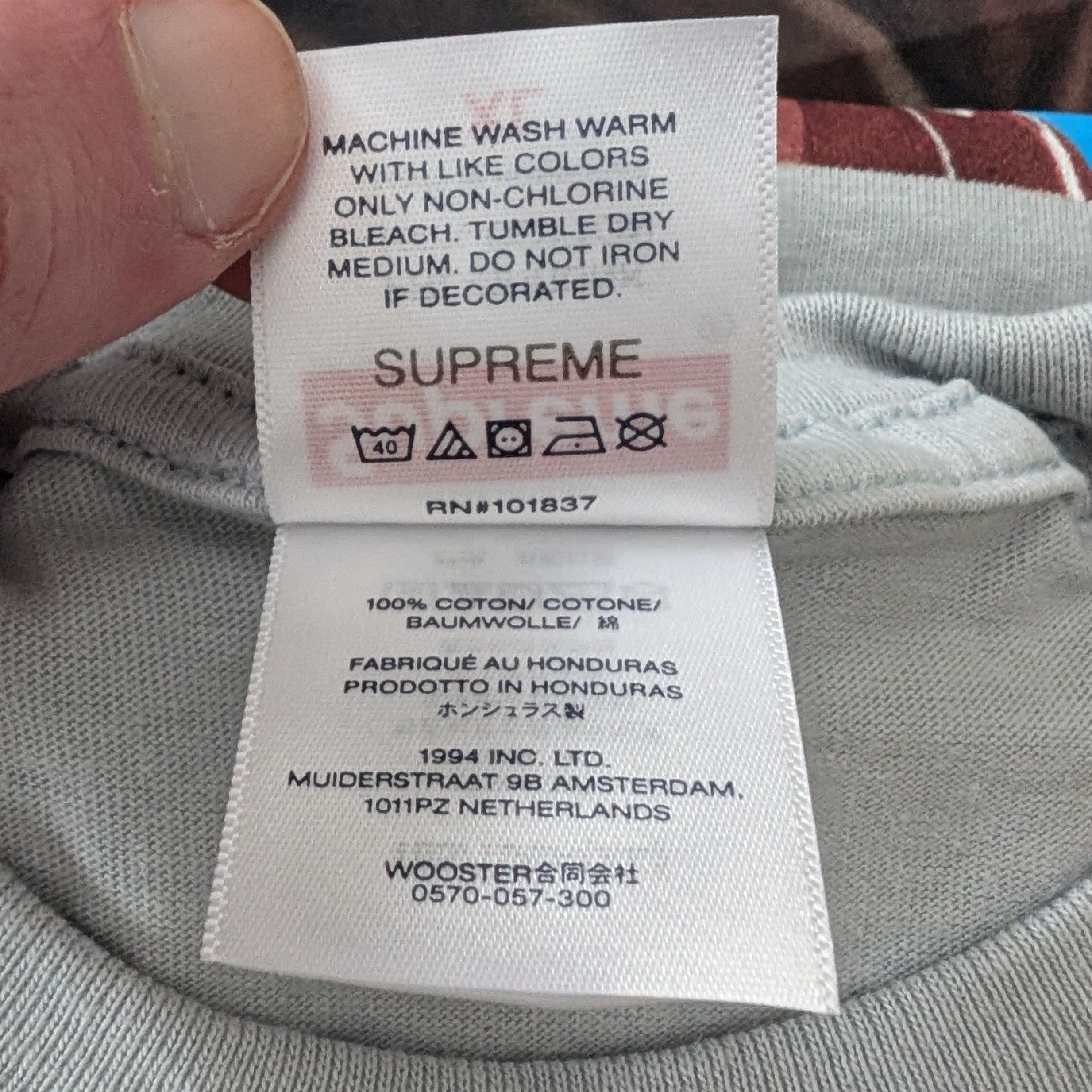 Supreme x Aphex Twin Windowlicker Tee Size US XL / EU 56 / 4 - 4 Thumbnail