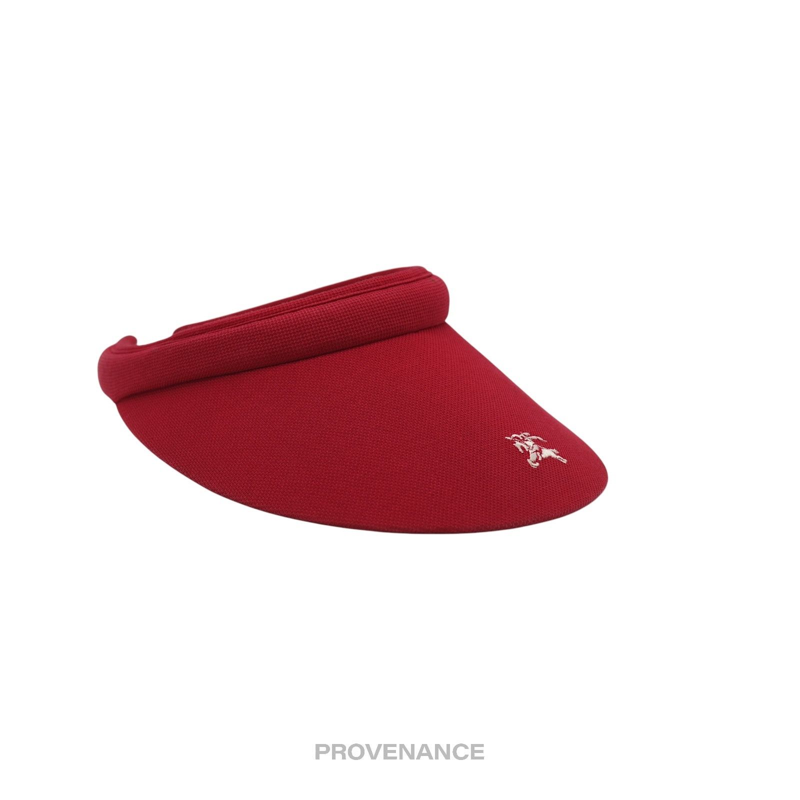 Burberry 🔴 Burberry Golf Knight Logo Visor - Nova Check Red Size ONE SIZE - 2 Thumbnail