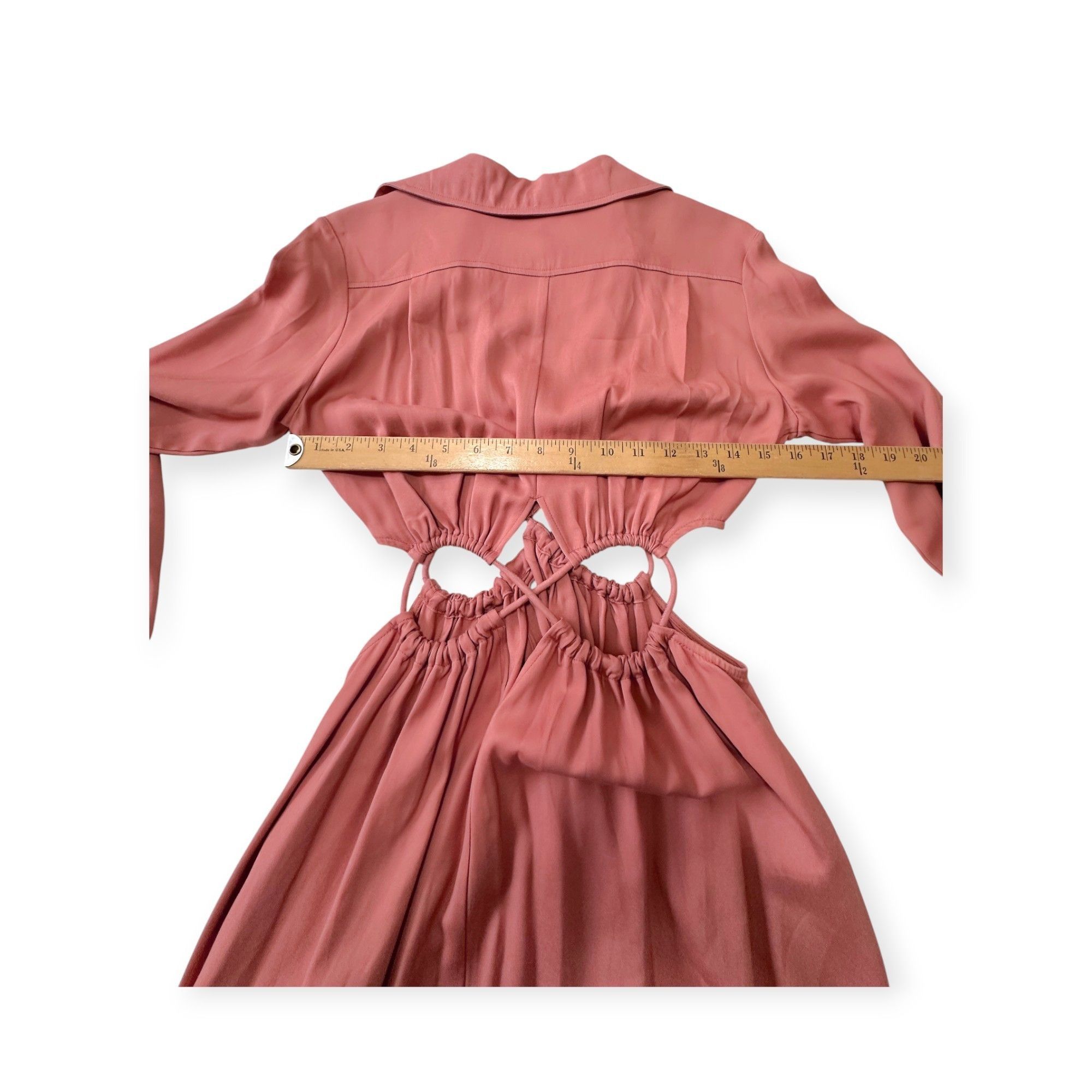 Cult Gaia Cult Gaia Lou button down, cut out dress, Color: Jaipur, Si Size S / US 4 / IT 40 - 11 Thumbnail