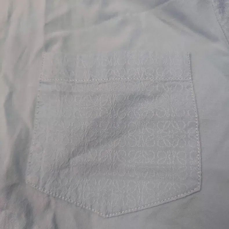Loewe Loewe Blue Full Logo Back Straps Shirt Size XS / US 0-2 / IT 36-38 - 7 Thumbnail