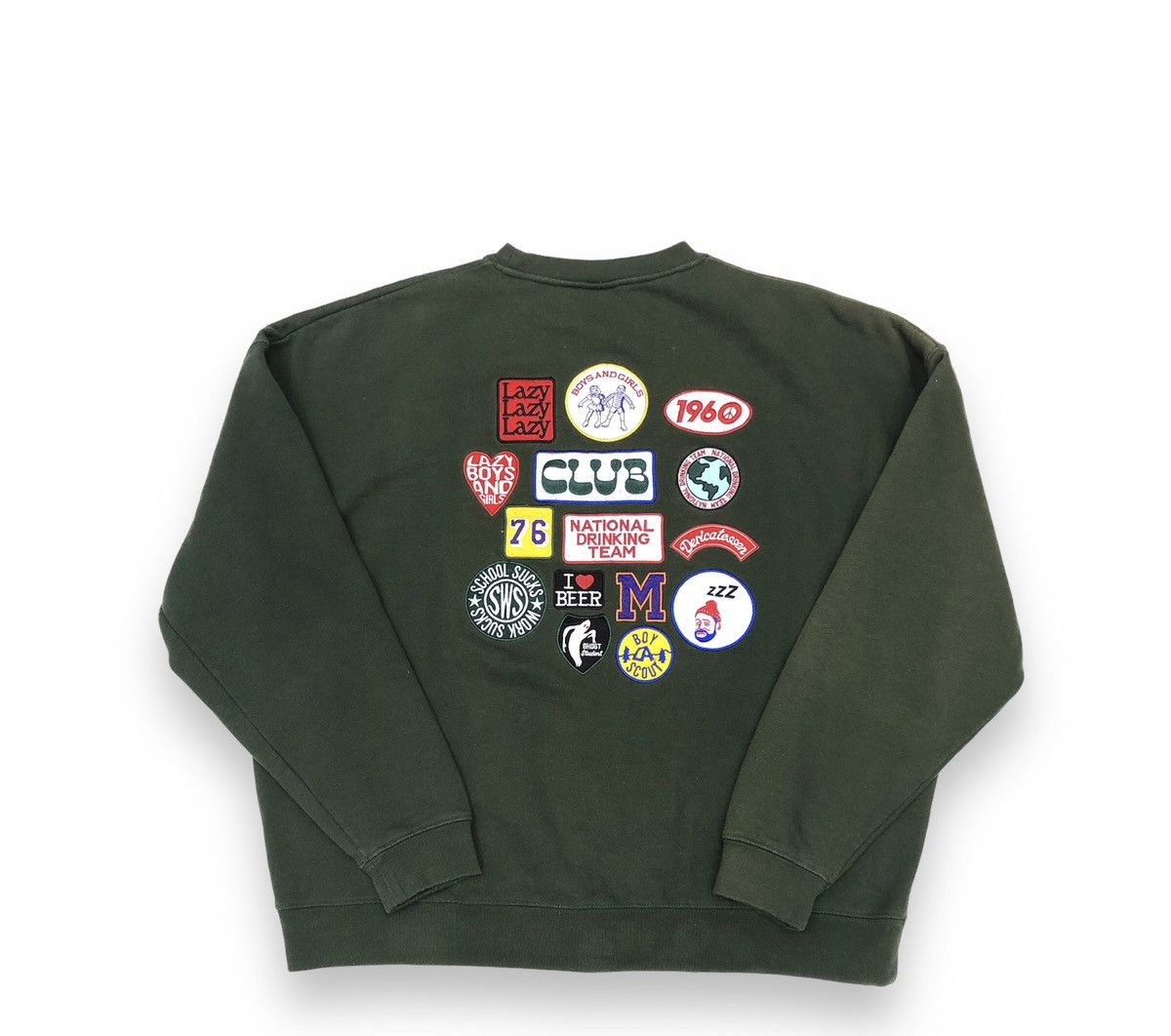 Japanese Brand Freak Store Patches Design Backhitt Sweatshirt Size US S / EU 44-46 / 1 - 1 Thumbnail