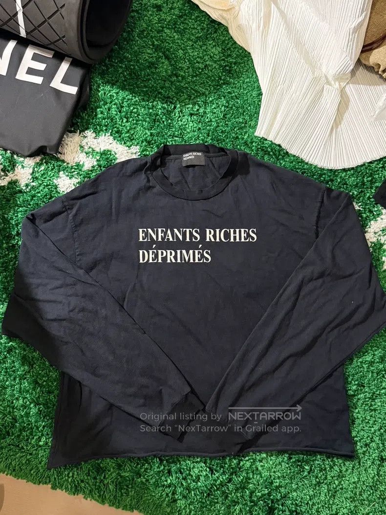 Enfants Riches Deprimes Enfants Riches Deprimes Slogan Long Sleeve Crewneck Sweats Size US M / EU 48-50 / 2 - 1 Thumbnail