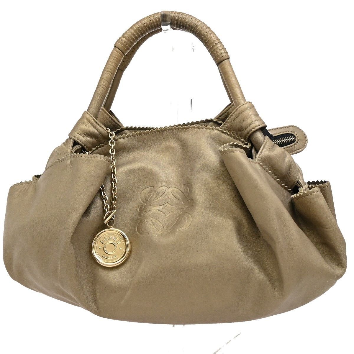 Loewe Loewe Anagram Logo Nappa Aire Hand Bag Leather Size ONE SIZE - 1 Thumbnail