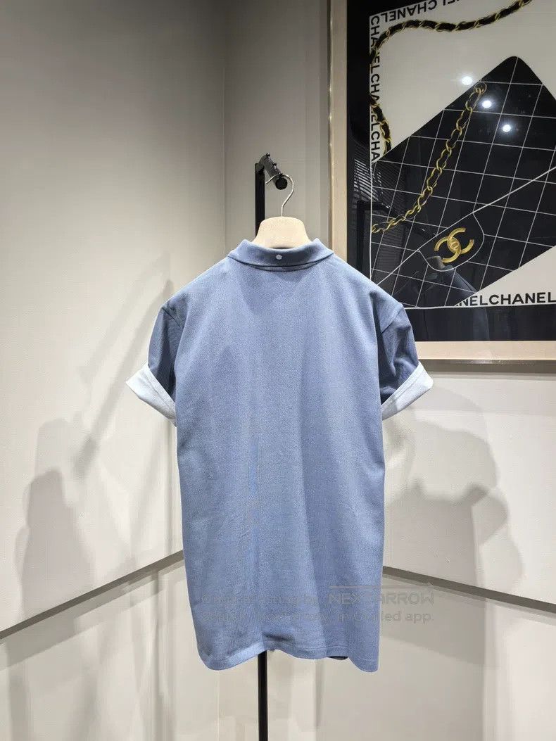 Givenchy Givenchy New Mens Short Sleeve Polo, Blue, Double Layer Size US M / EU 48-50 / 2 - 7 Thumbnail