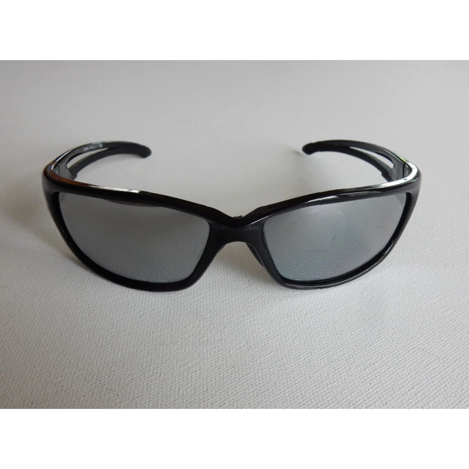 Vintage Edge Eyewear Kazbek Sunglasses Men Wrap Black UV Protection 80s Style Z87+ Size ONE SIZE - 2 Thumbnail
