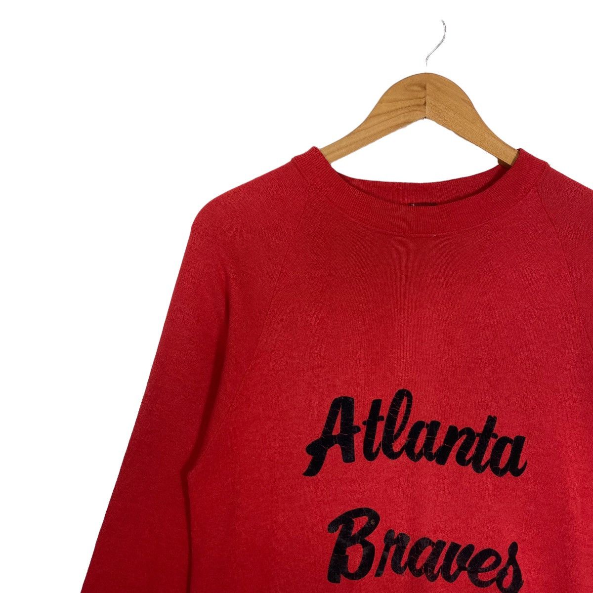 American Needle Vintage 90s Atlanta Bravers Big Logo Crewneck Sweatshirt Size US S / EU 44-46 / 1 - 7 Thumbnail