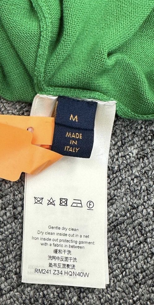 Louis Vuitton Louis Vuitton Green All-Over Embossed Logo Short Sleeve K12 Size US M / EU 48-50 / 2 - 6 Thumbnail