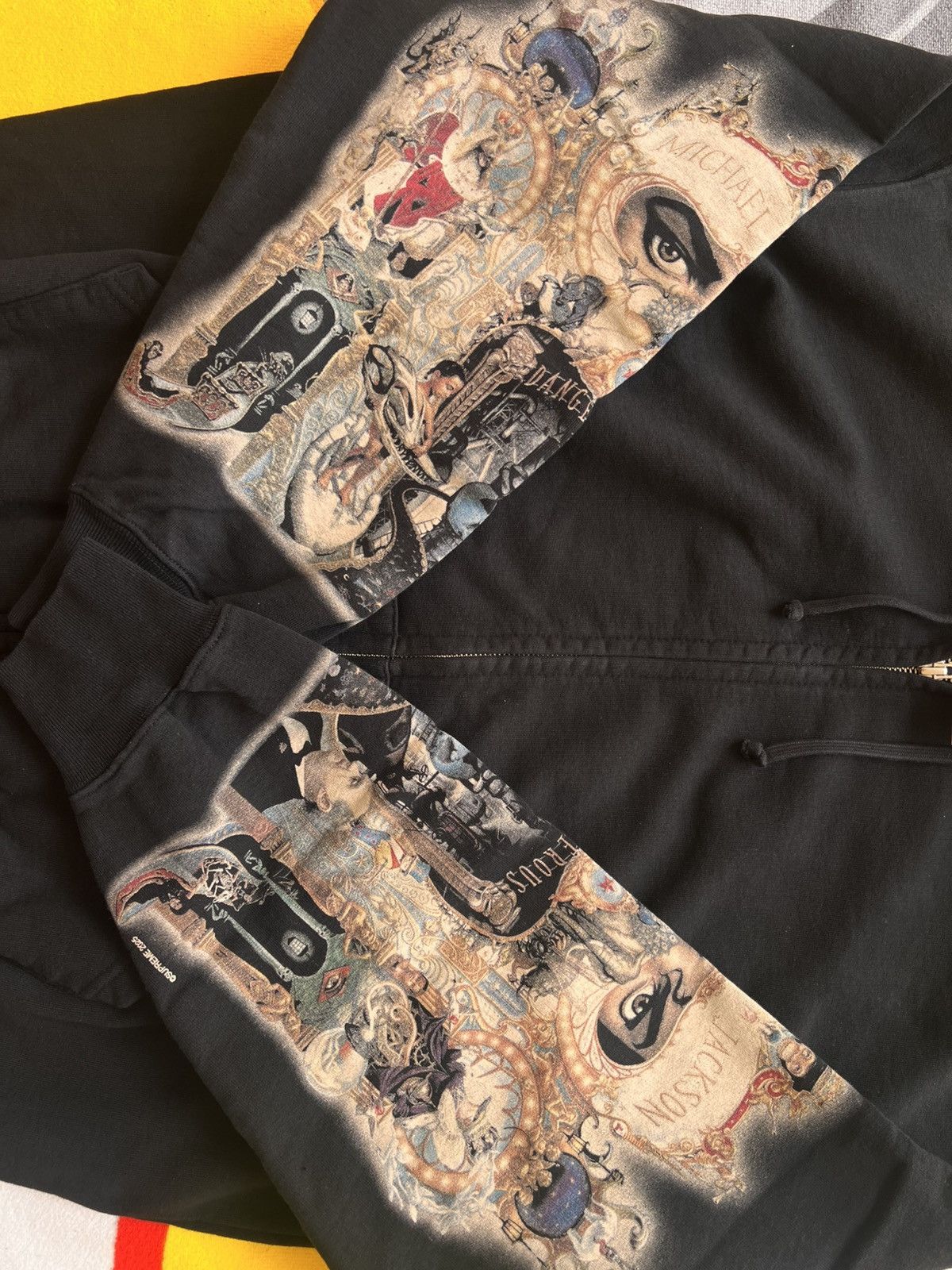 Supreme Supreme Michael Jackson Dangerous Zip Up Hooded Sweatshirt Size US XL / EU 56 / 4 - 6 Thumbnail