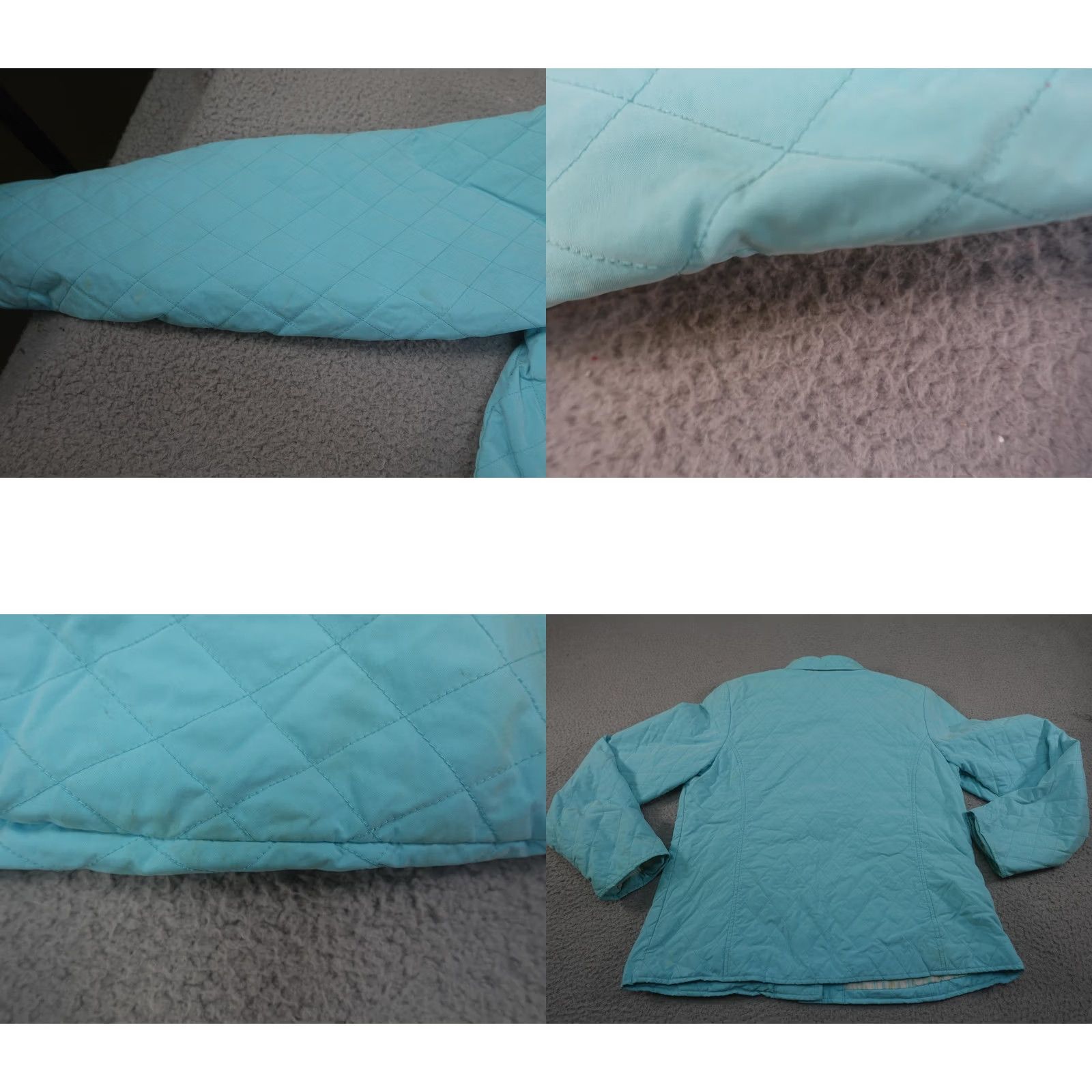 Vintage VINTAGE L.L.Bean Jacket Womens M Blue Quilted Button Insulated Chore Barn Size M / US 6-8 / IT 42-44 - 8 Thumbnail
