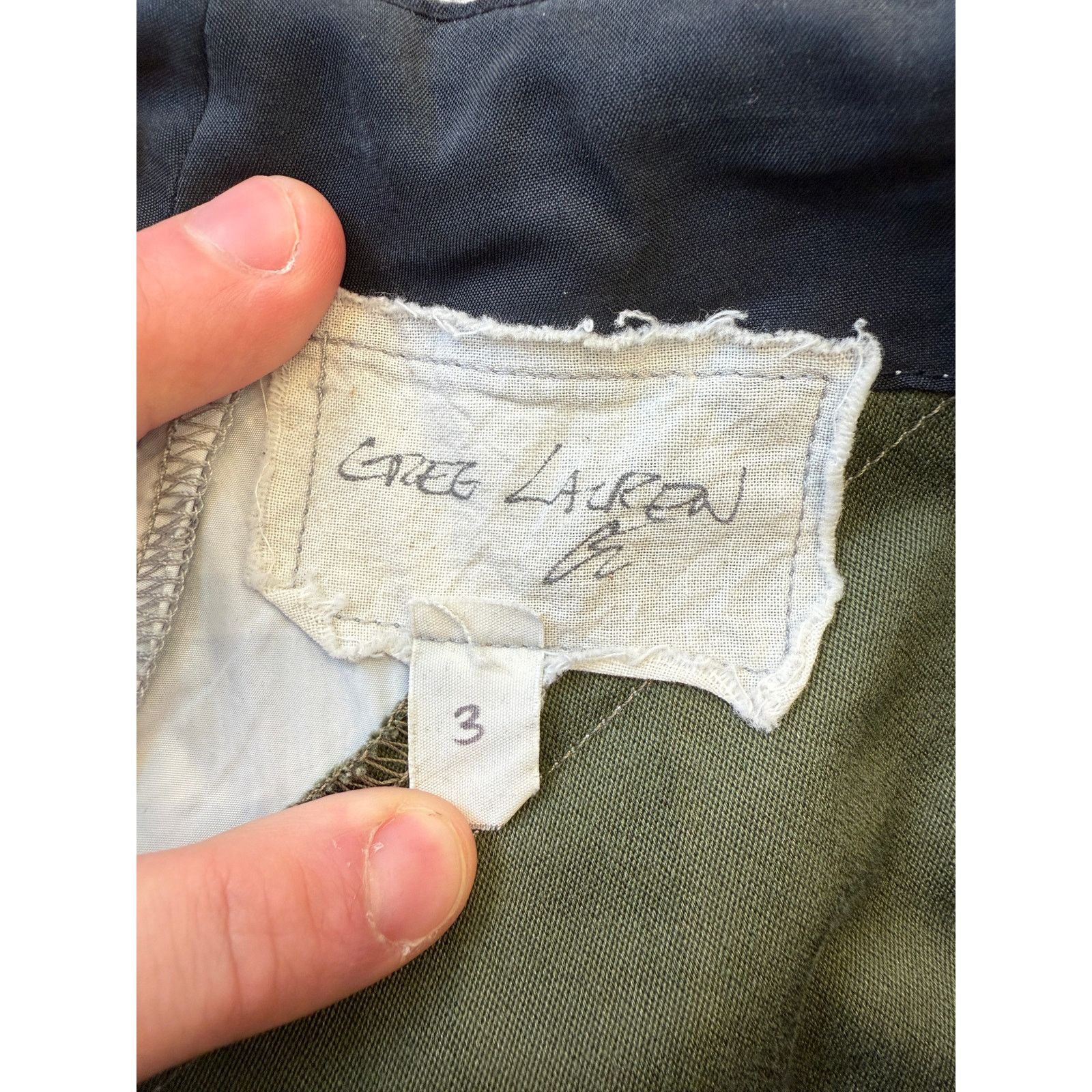 Greg Lauren Greg Lauren SAMPLE GL2020 Racing Split Tent Cargo Pants Size US 34 / EU 50 - 3 Thumbnail