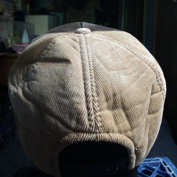 Other DS Vintage Nooo Problem! Corduroy Trucker Snap Hat Cap Size ONE SIZE - 4 Thumbnail