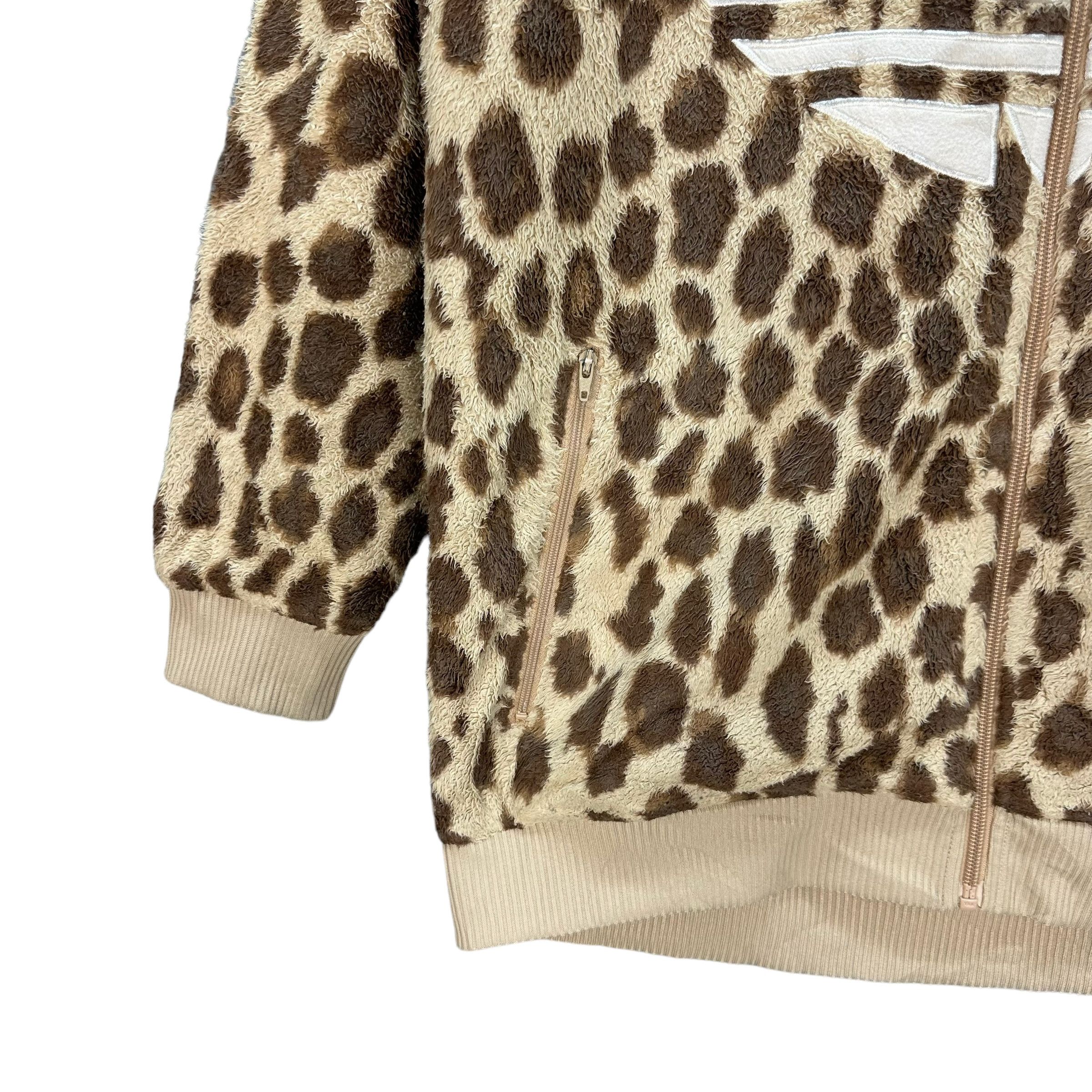 Adidas ADIDAS CHEETAH BIG LOGO ZIPPER FLEECE HOODIES #8823-029 Size US M / EU 48-50 / 2 - 4 Thumbnail