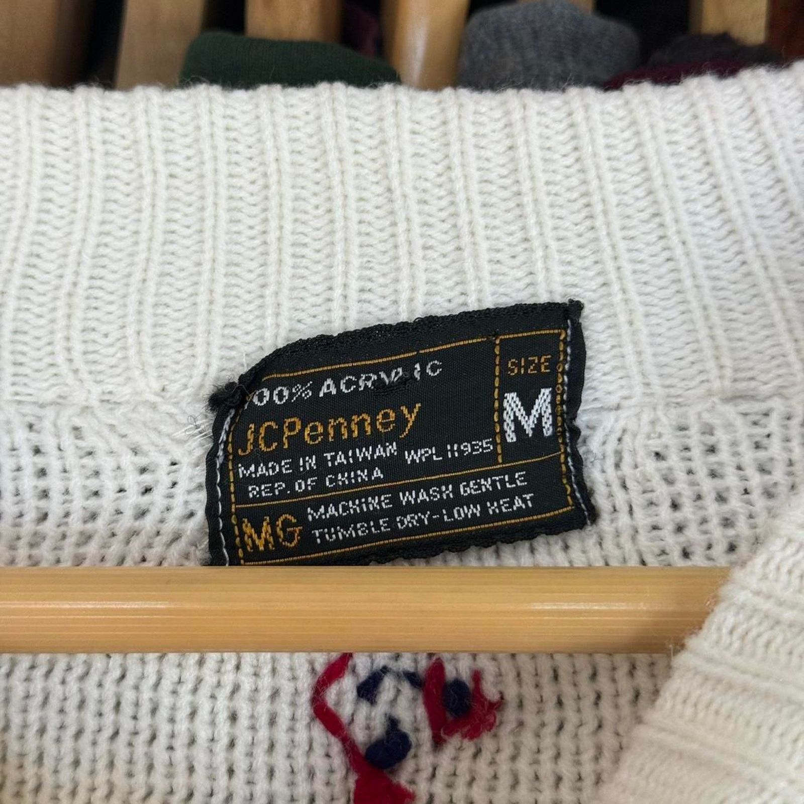 JCPenney Vintage 50s or 60s JC Penny Womens Knit Sweater Size M / US 6-8 / IT 42-44 - 1 Thumbnail