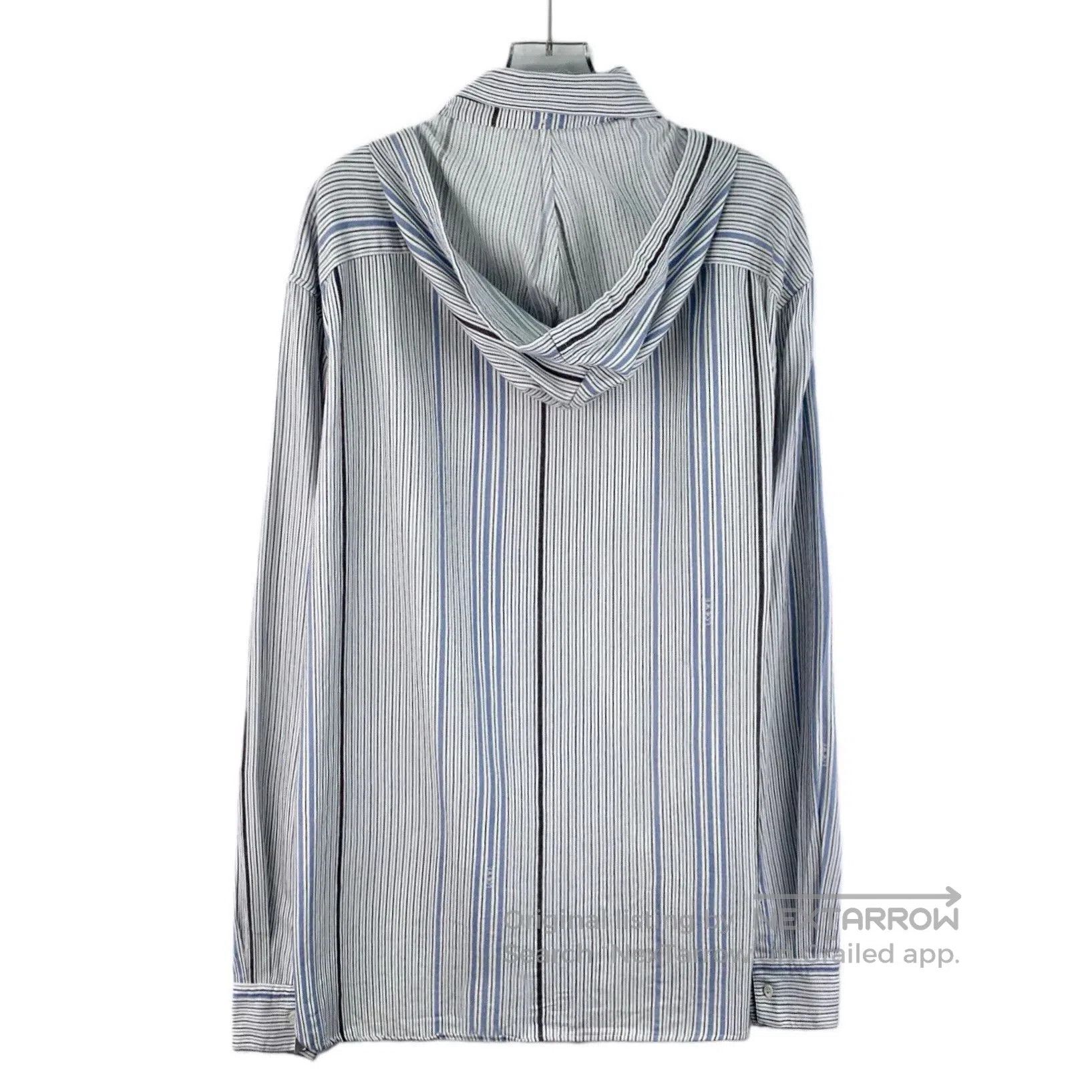 Loewe Loewe Color-Blocked Wool Shirt with Hood. Size US M / EU 48-50 / 2 - 2 Thumbnail