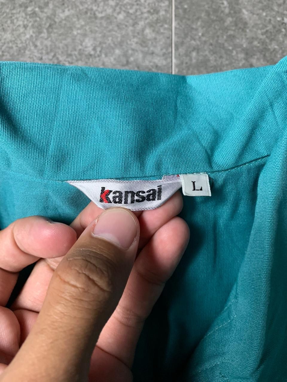 Kansai Yamamoto 1990s Kansai Uniform Hidden Button Work Shirt Size US L / EU 52-54 / 3 - 5 Thumbnail