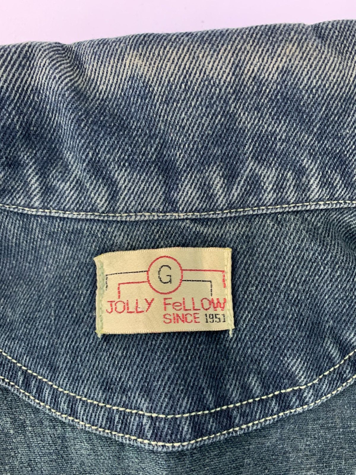 Other Jolly Fellow 1951 Chore Denim Multi pockets Trucker Western Size US L / EU 52-54 / 3 - 7 Thumbnail