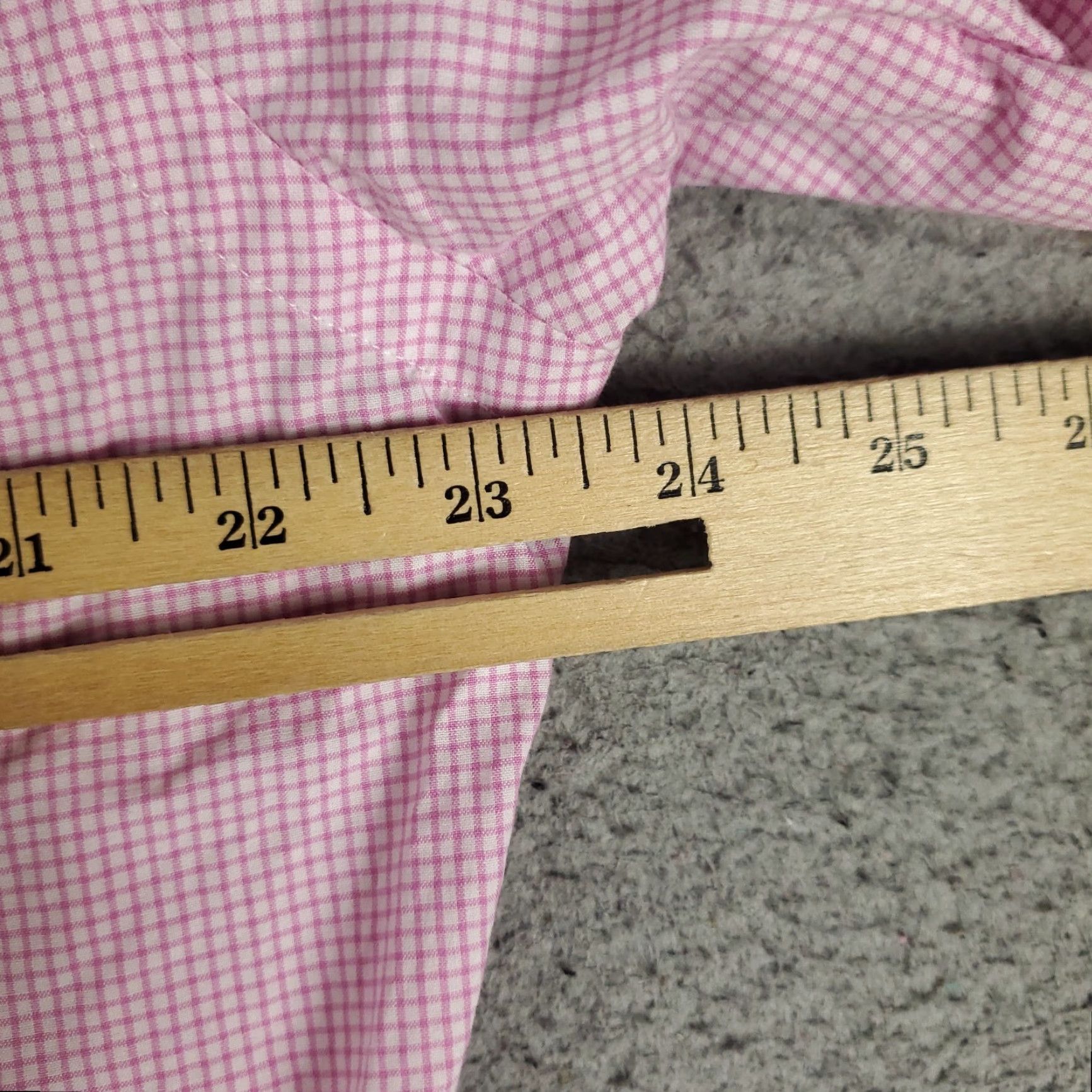 Ralph Lauren Ralph Lauren Dress Shirt Mens Size 16 Purple Check Long Sleeve Button-Up Regular Fit Size 42R - 5 Thumbnail