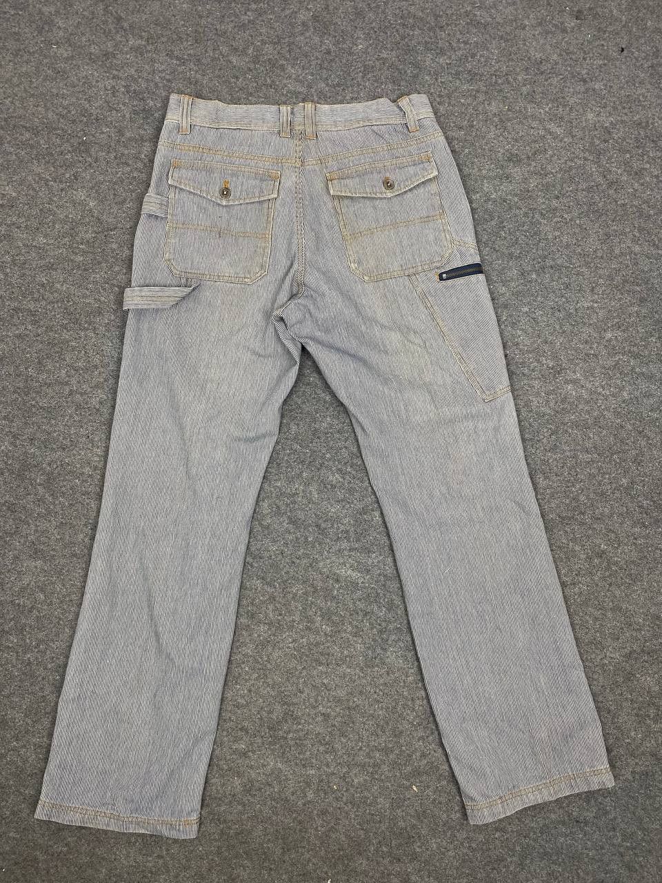 Japanese Brand vintage japanese brands hickory stripe carpenter pants Size US 34 / EU 50 - 1 Thumbnail