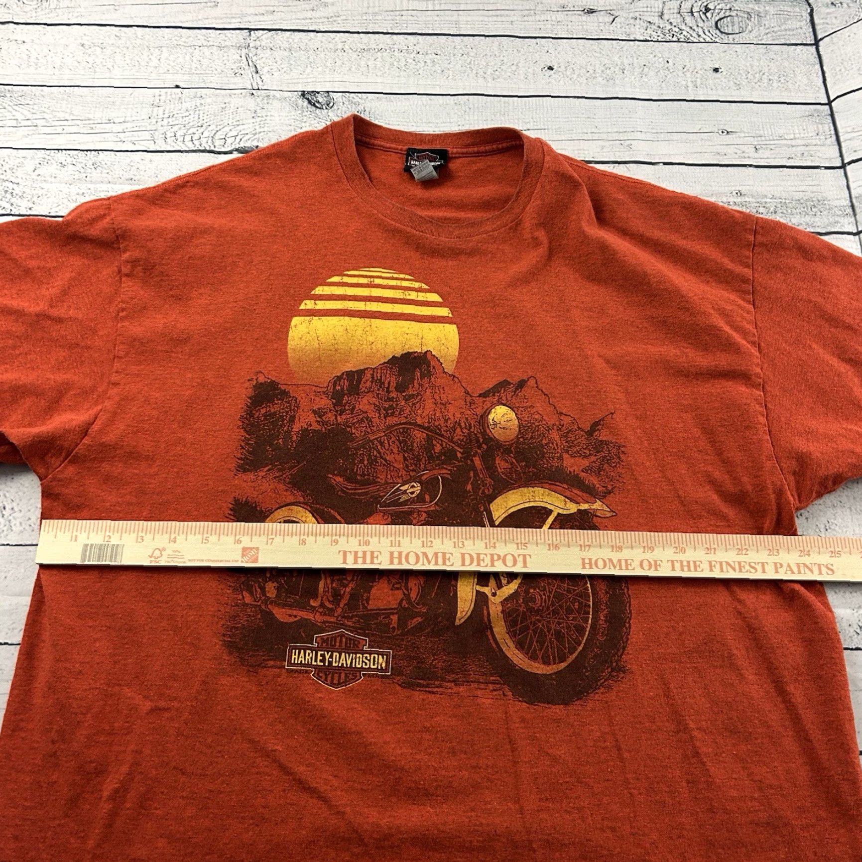 Harley Davidson Harley-Davidson T-Shirt Scottsdale AZ Short Sleeve Men 2XL Orange Size US XXL / EU 58 / 5 - 5 Thumbnail