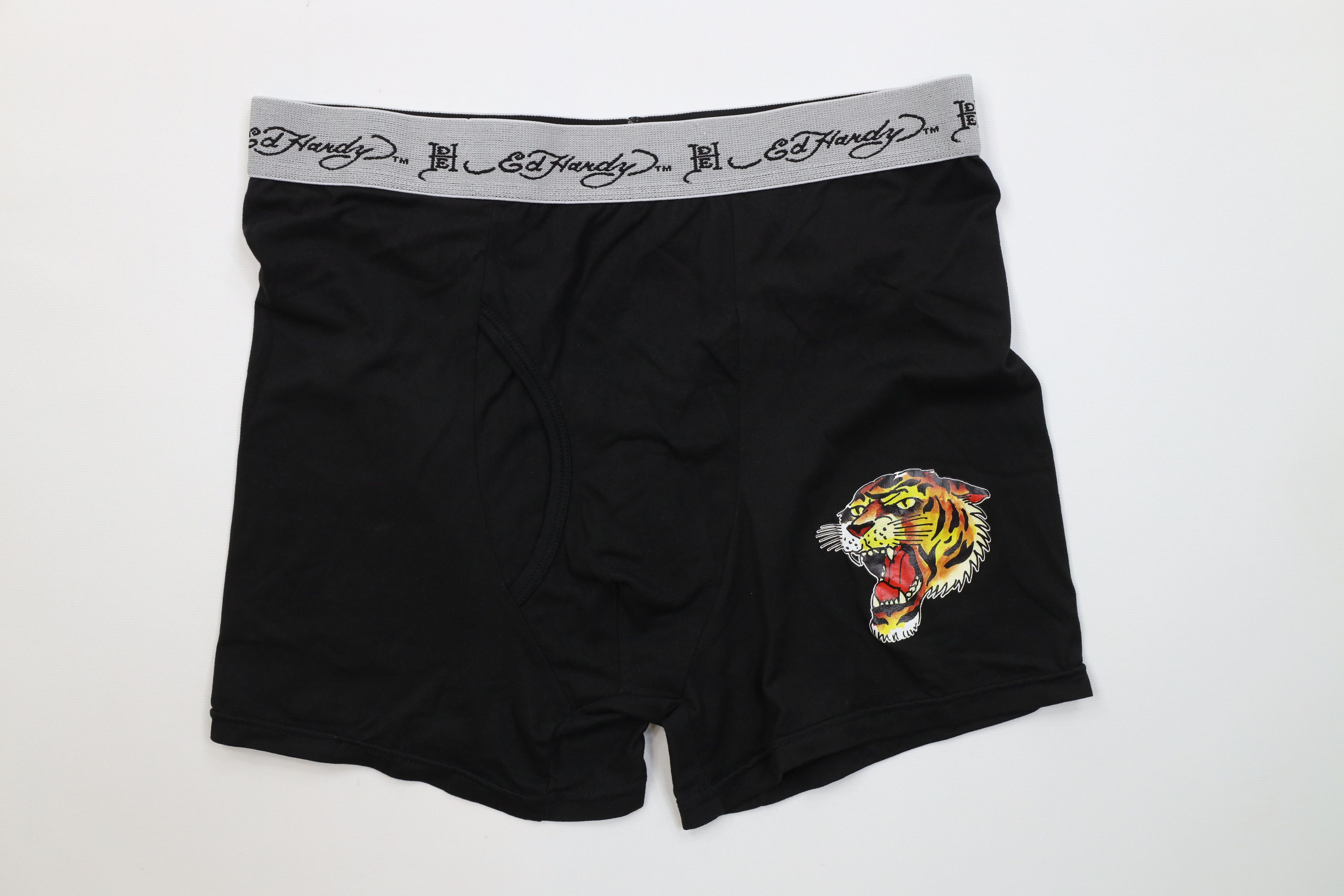 Ed Hardy Deadstock Vintage Y2K Ed Hardy Tattoo Tiger Boxers Briefs Size US 34 / EU 50 - 1 Thumbnail