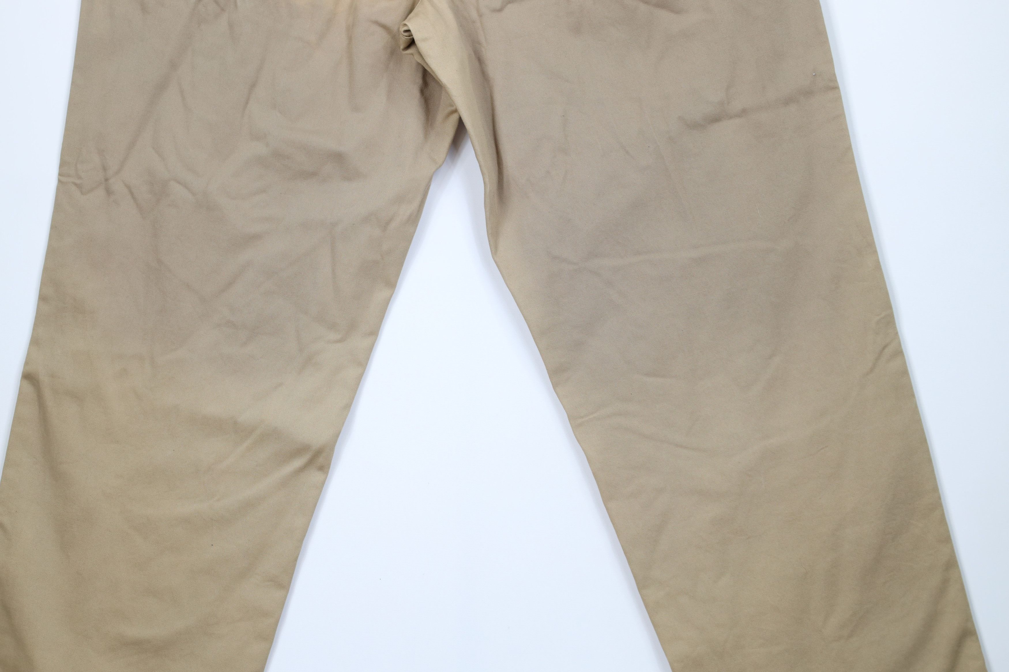 Eddie Bauer Vintage 90s Eddie Bauer Flannel Lined Wide Leg Chino Pants Size US 36 / EU 52 - 10 Thumbnail
