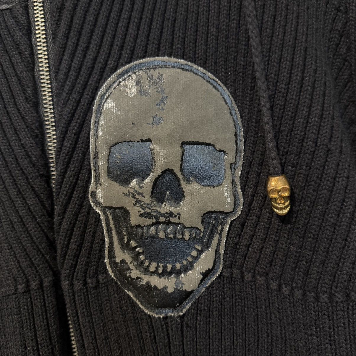 Philipp Plein Phillip Plein Skull Knitwear Hoodie Size US XXL / EU 58 / 5 - 3 Thumbnail