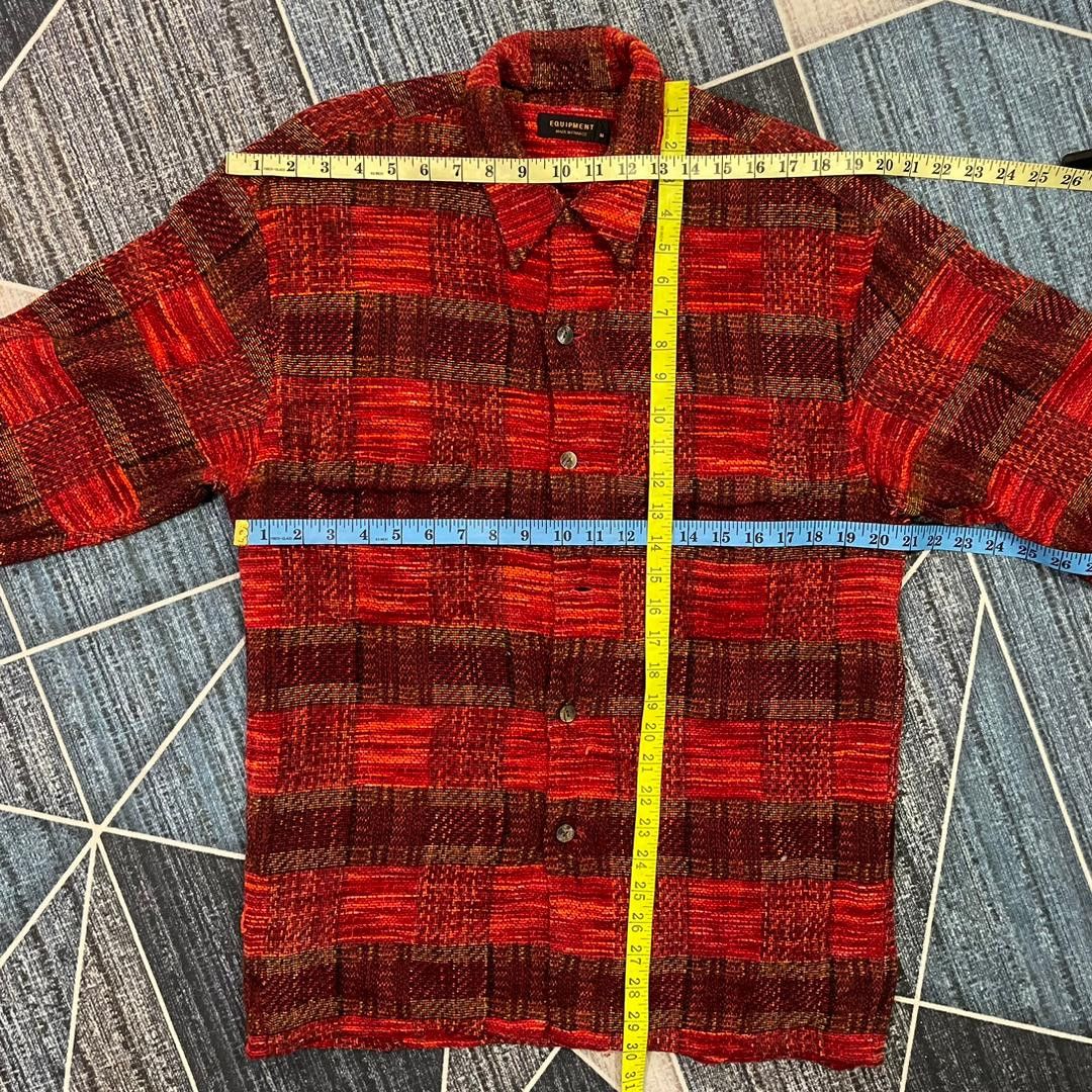Current/Elliot × Equipment Equipment France Wool Patchwork Plaid Design Flannel Shirt Size US M / EU 48-50 / 2 - 11 Thumbnail
