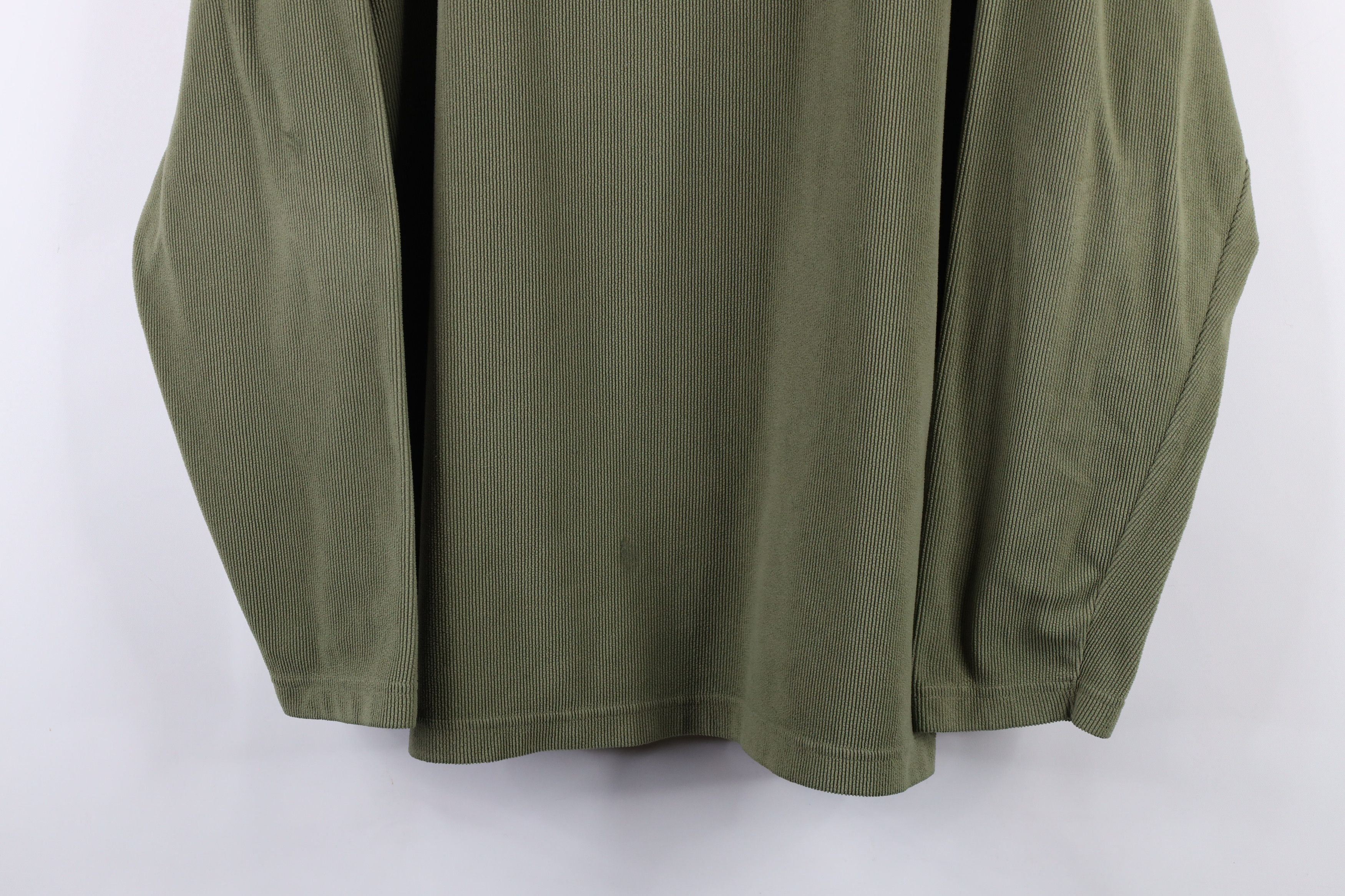 Columbia Vintage 90s Columbia Ribbed Fleece Mock Neck Sweater Green Size US XXL / EU 58 / 5 - 3 Thumbnail