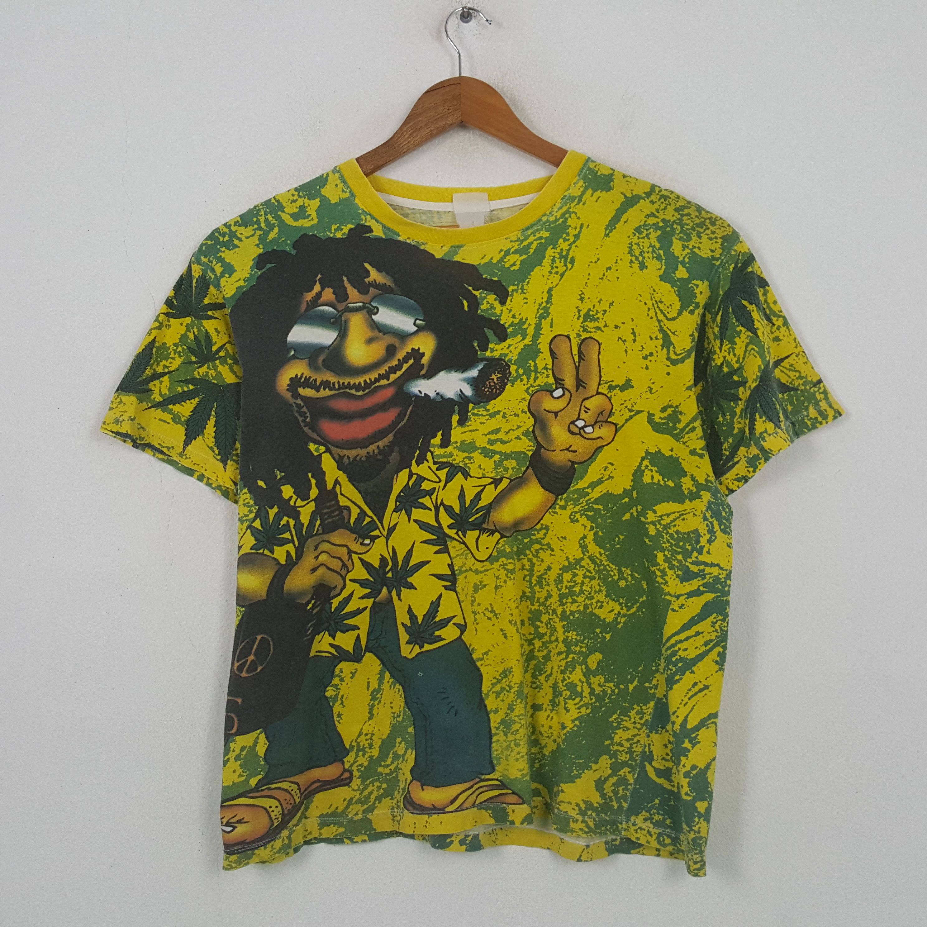 Vintage Bob Marley Jamaican Reggae Style T-shirt RR1