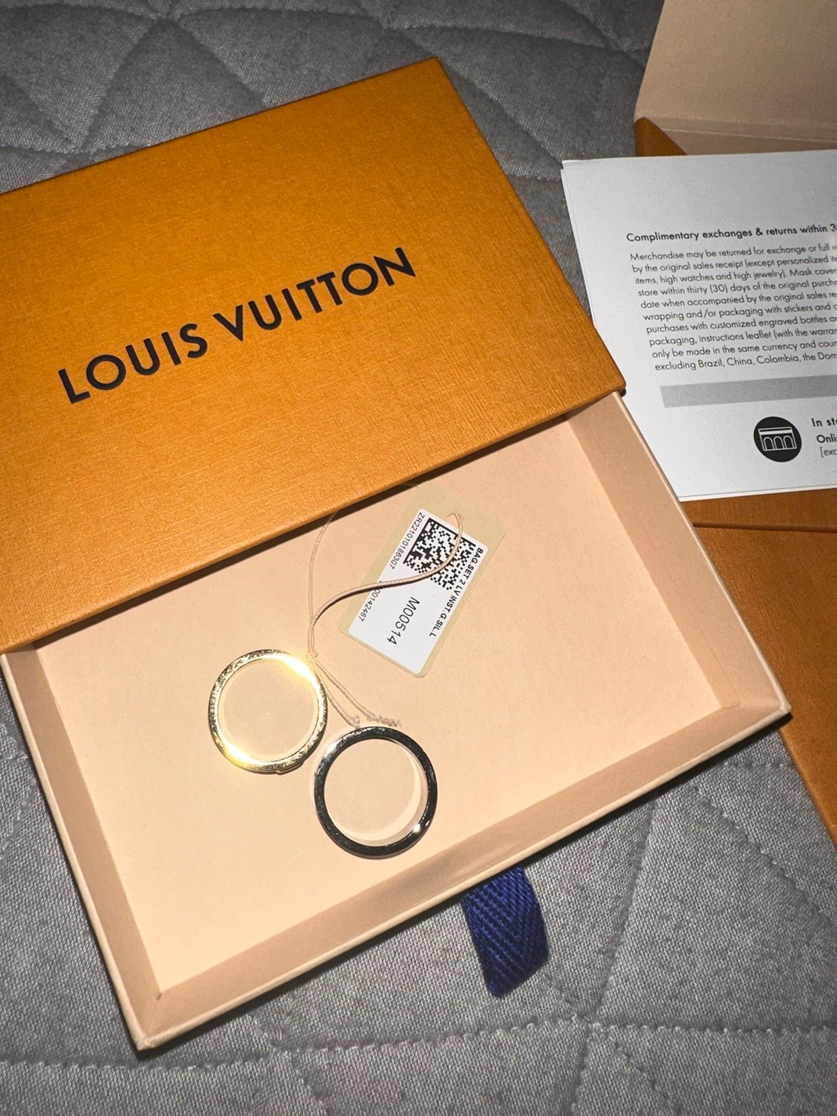 Louis Vuitton Louis Vuitton Instinct Set of 2 Rings