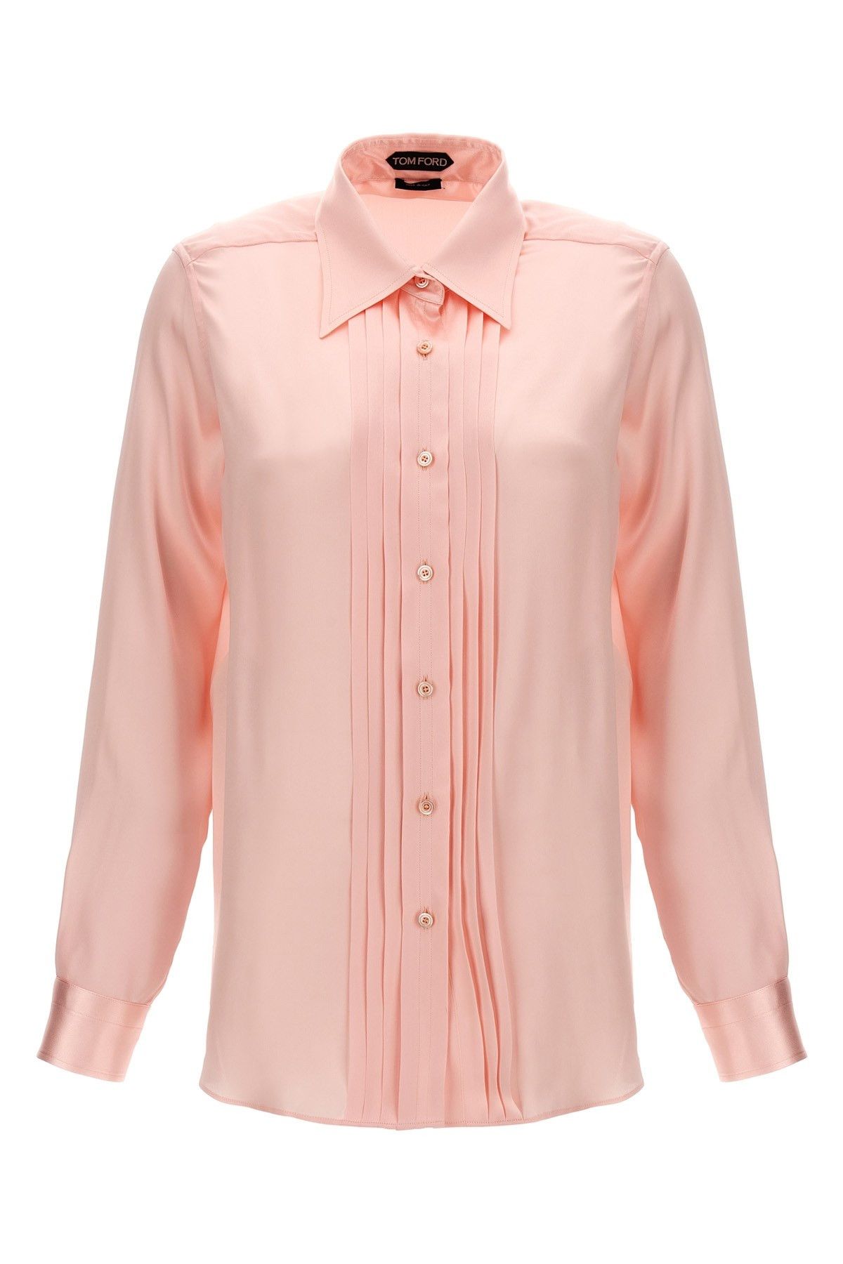 image of Tom Ford Charmeuse Shirt in Pink, Women's (Size Medium)
