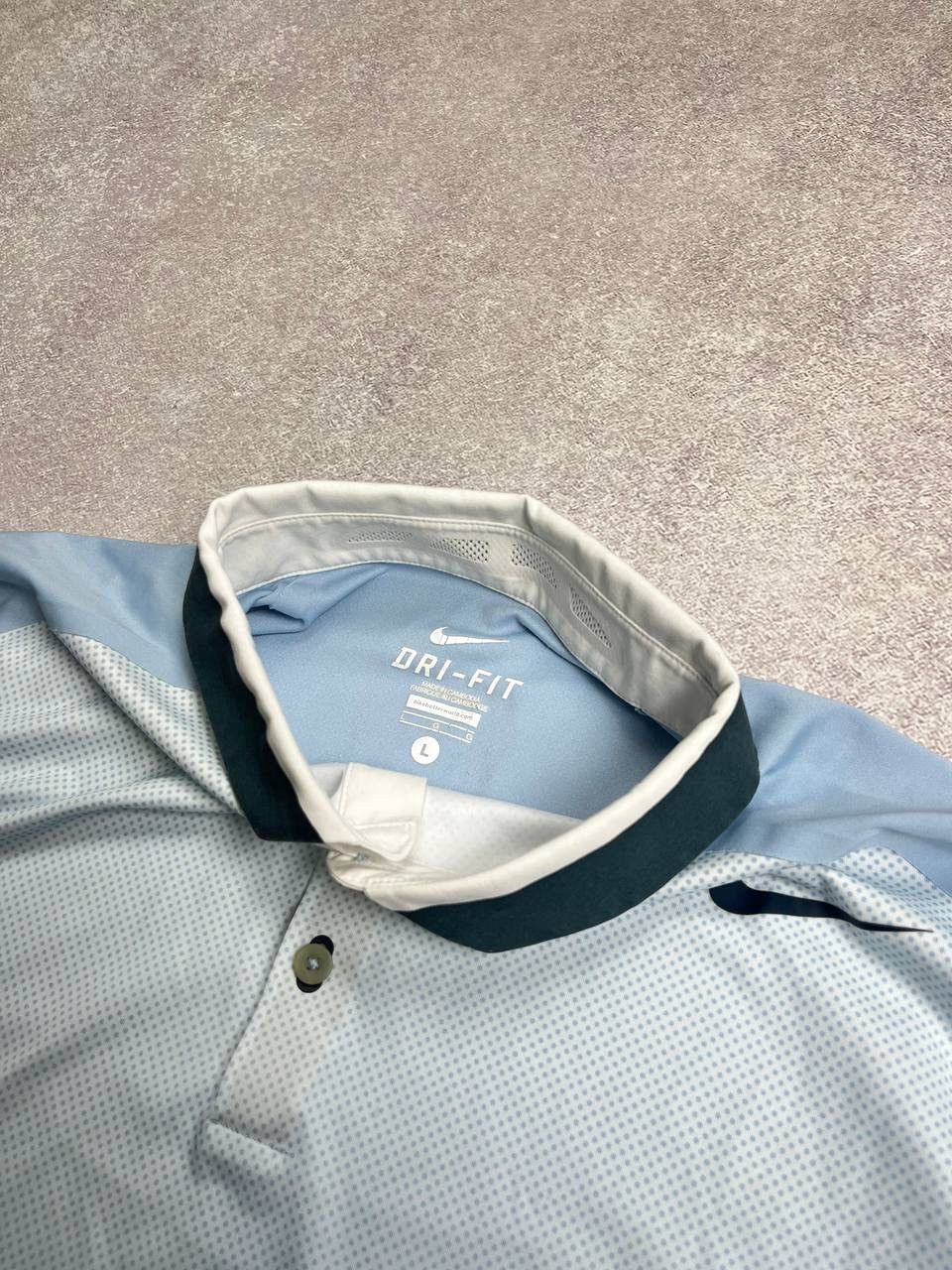Nike × Vintage Vintage Nike RF Roger Federer Blue Archive Shirt L Size US L / EU 52-54 / 3 - 6 Thumbnail
