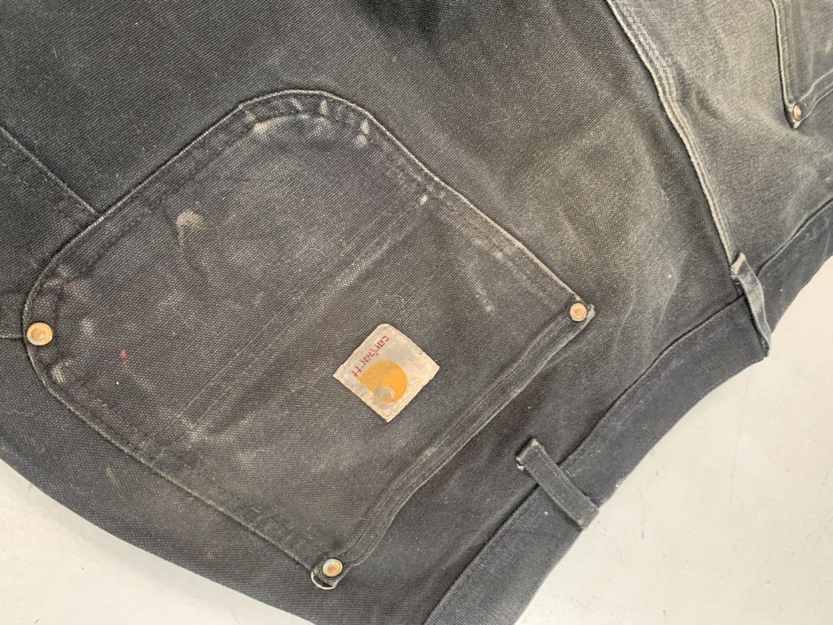 Carhartt Vintage Carhartt B01 BLK damaged double knee workwear Size US 42 / EU 58 - 7 Thumbnail