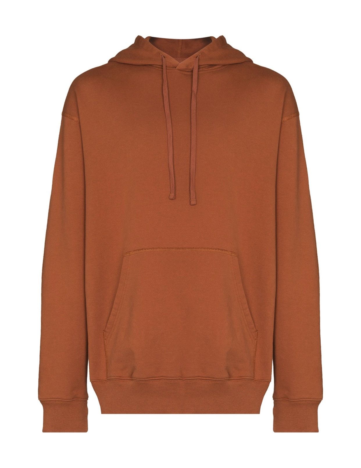image of Reigning Champ Terry Cotton Hoodie Orange, Men's (Size Large)