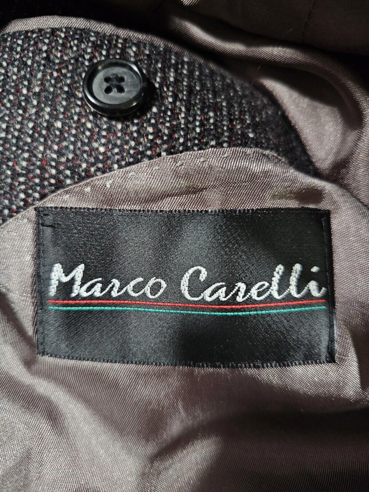 Designer Marco Carelli Lambswool Cashmere Blazer 44L 2 Button READ Size 38R - 9 Thumbnail