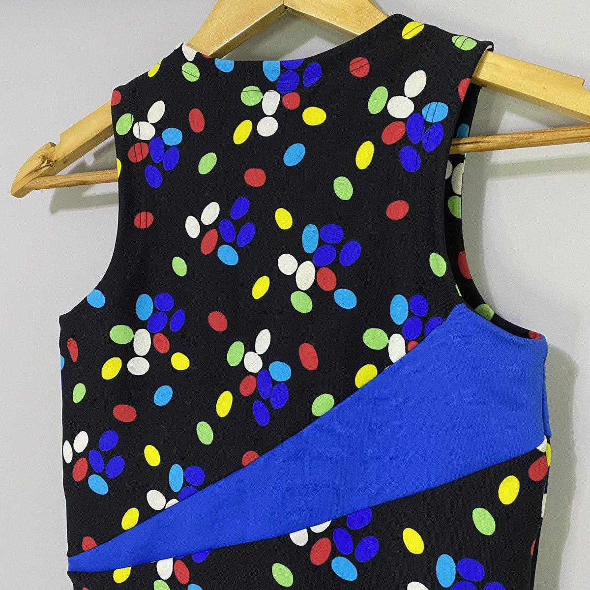Versus Versace RARE ARCHIVE Versus Versace Dot Printed Tank Top Size S / US 4 / IT 40 - 4 Thumbnail