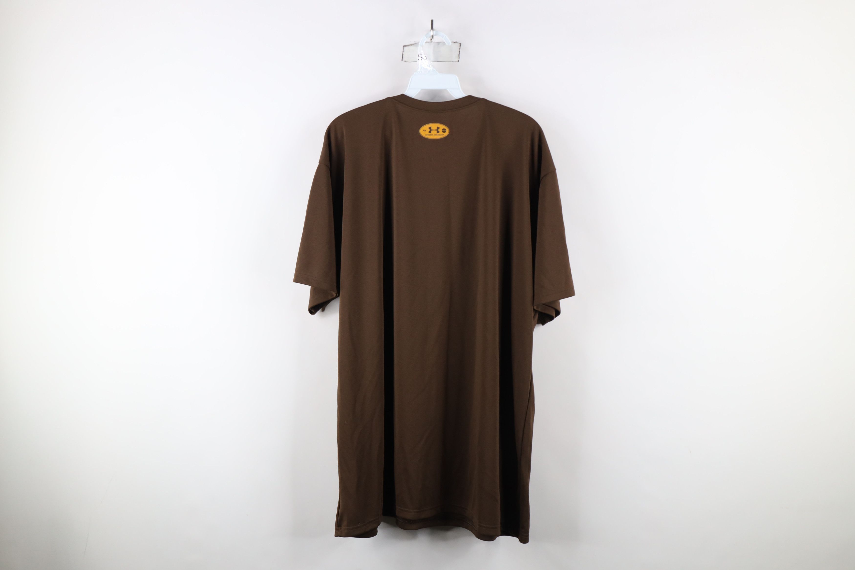 Under Armour × Vintage Vintage Under Armour Tactical Short Sleeve T-Shirt Brown Size US XL / EU 56 / 4 - 9 Thumbnail